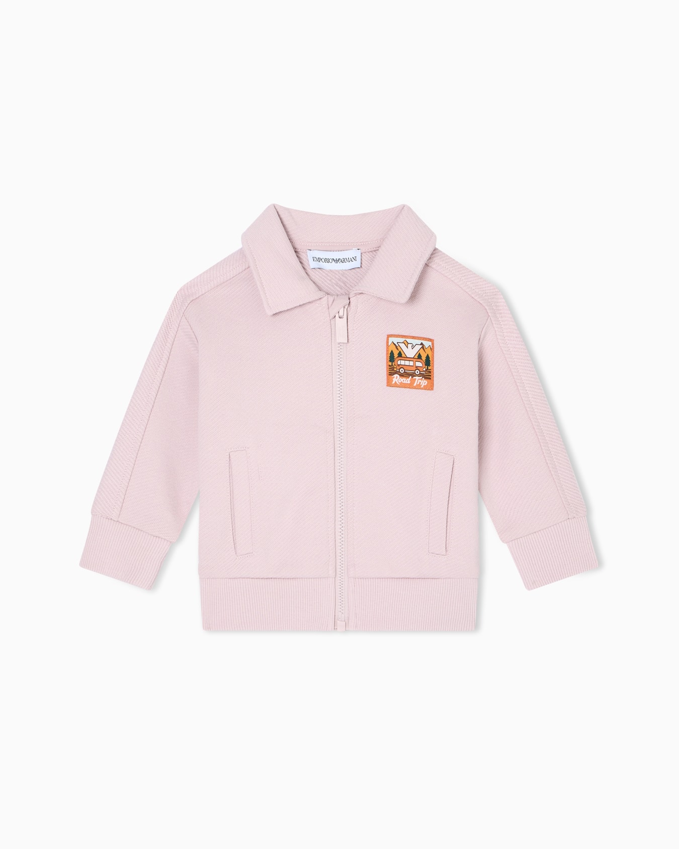 ASV Manga Bear Crew organic interlock jersey zip-up sweatshirt Slide 0