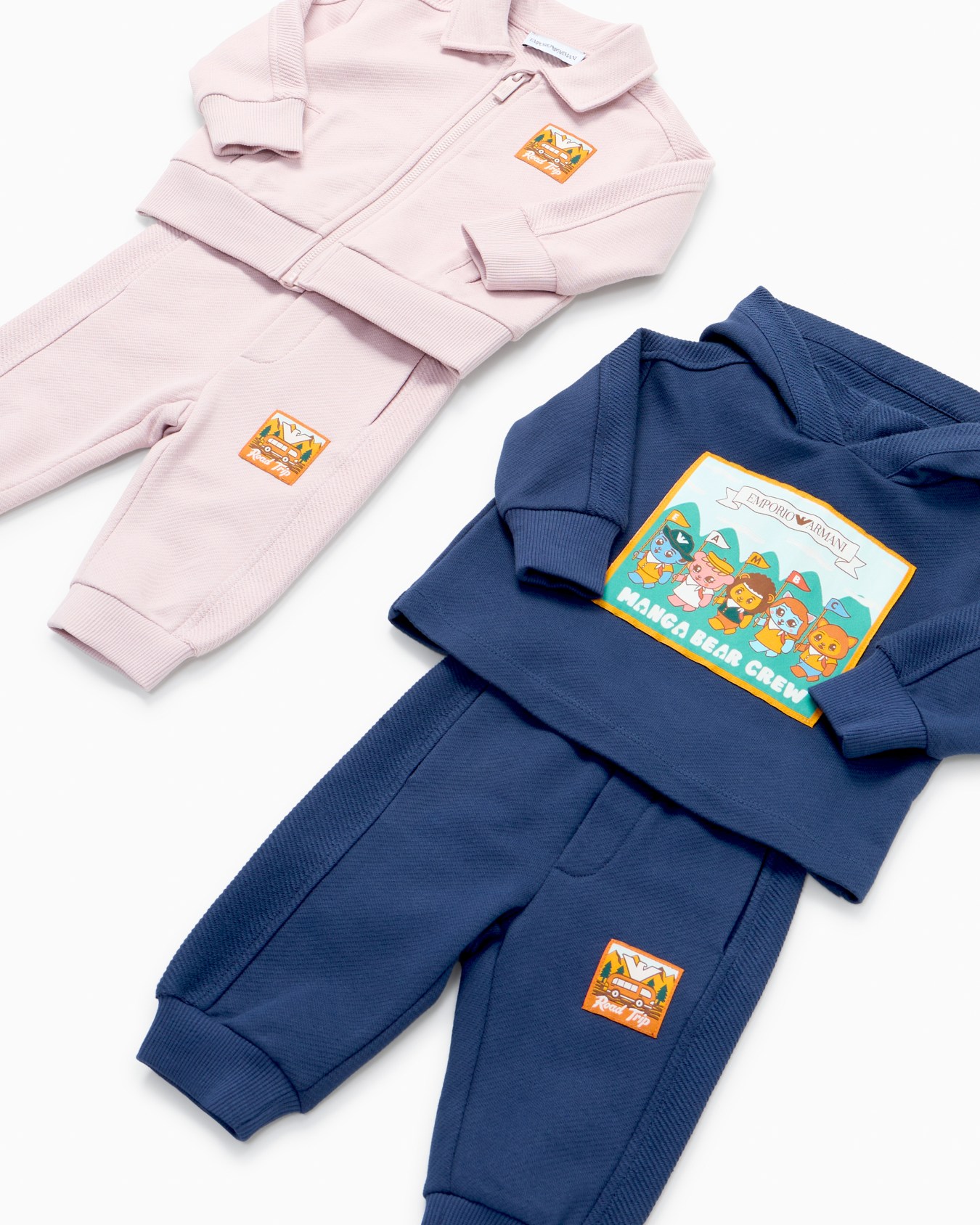 ASV Manga Bear Crew organic interlock jersey zip-up sweatshirt Slide 3