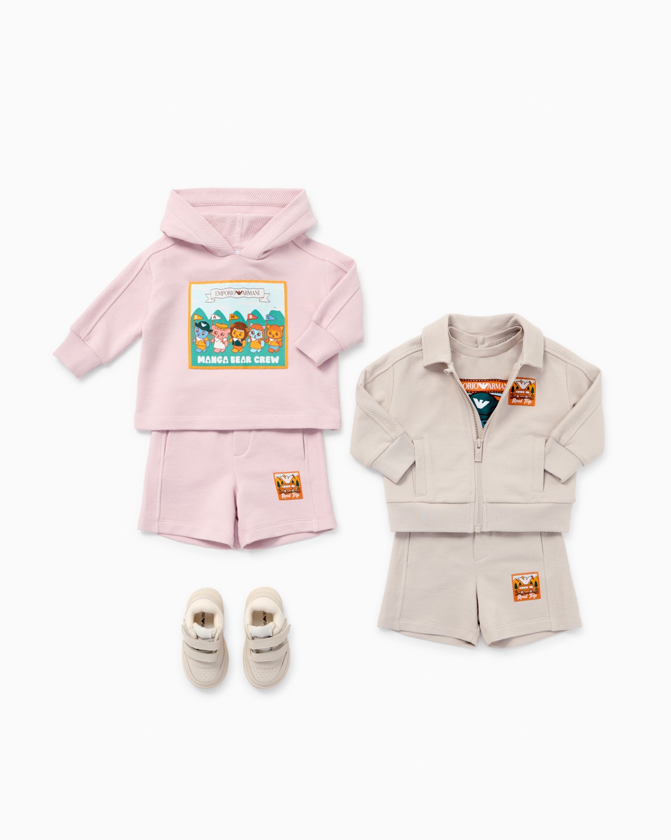 ASV Manga Bear Crew organic interlock jersey zip-up sweatshirt Slide 3