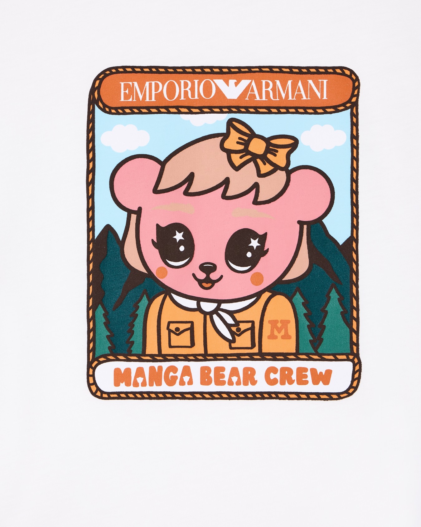ASV comfort-fit jersey T-shirt with Manga Bear Crew print Slide 1