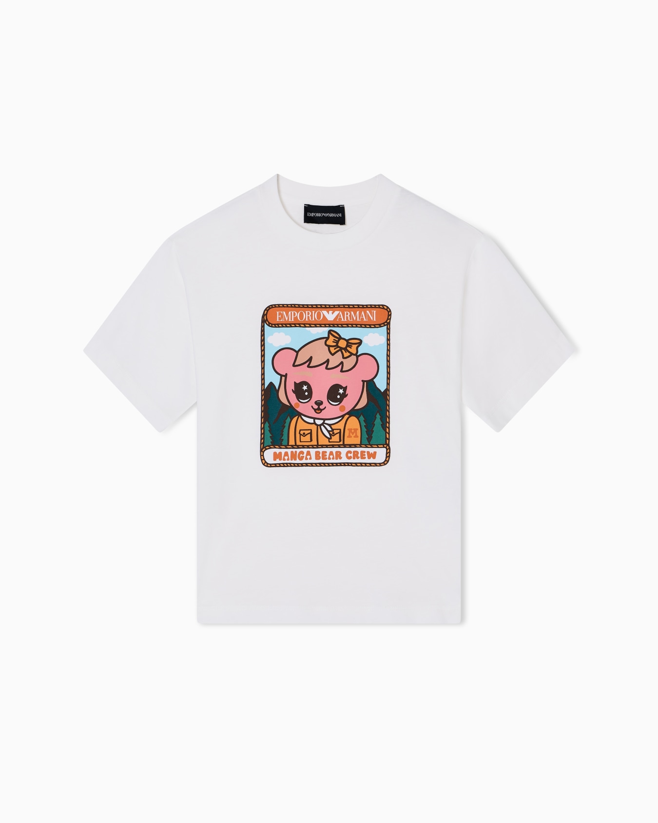 ASV comfort-fit jersey T-shirt with Manga Bear Crew print Slide 0