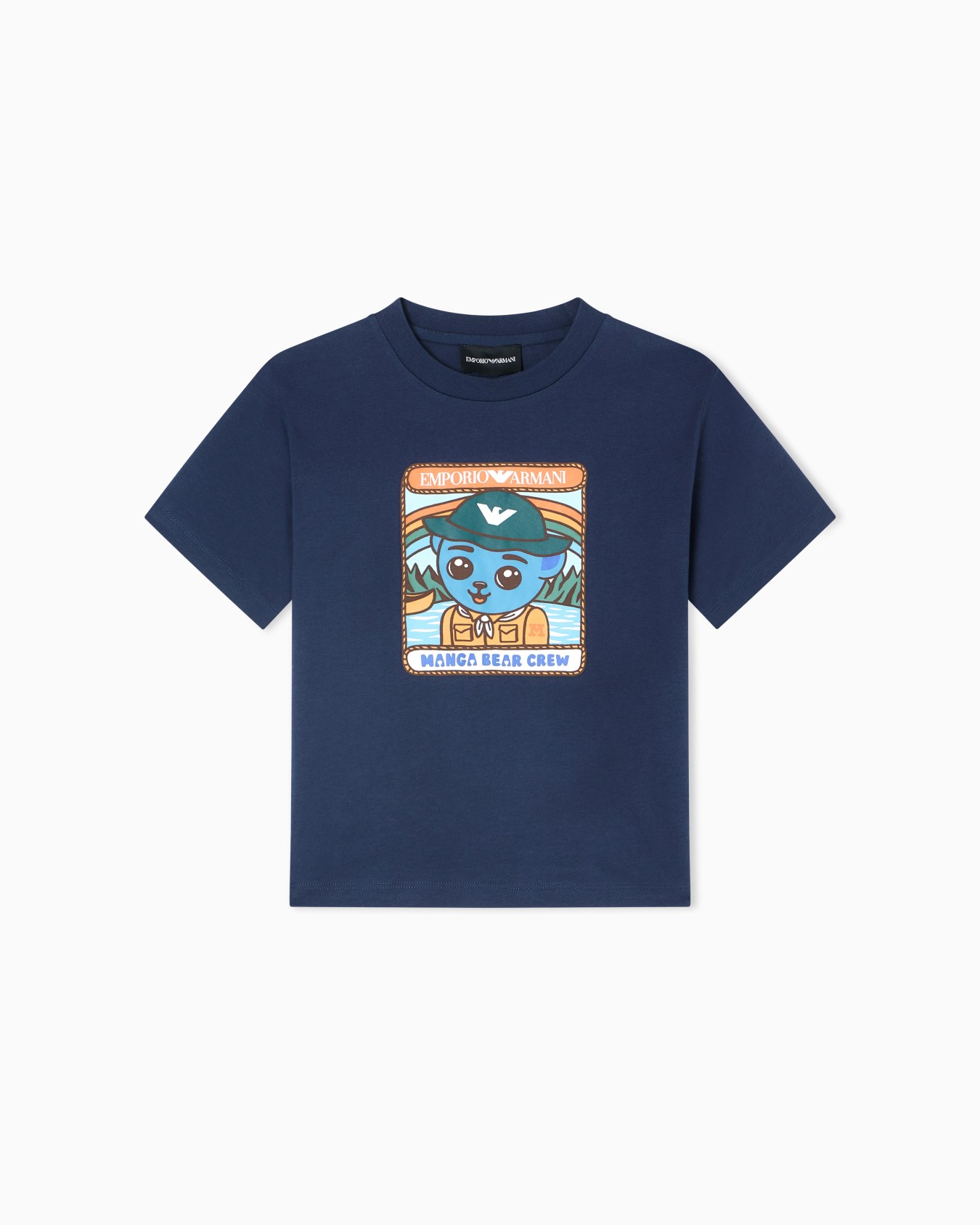 ASV comfort-fit jersey T-shirt with Manga Bear Crew print Slide 0