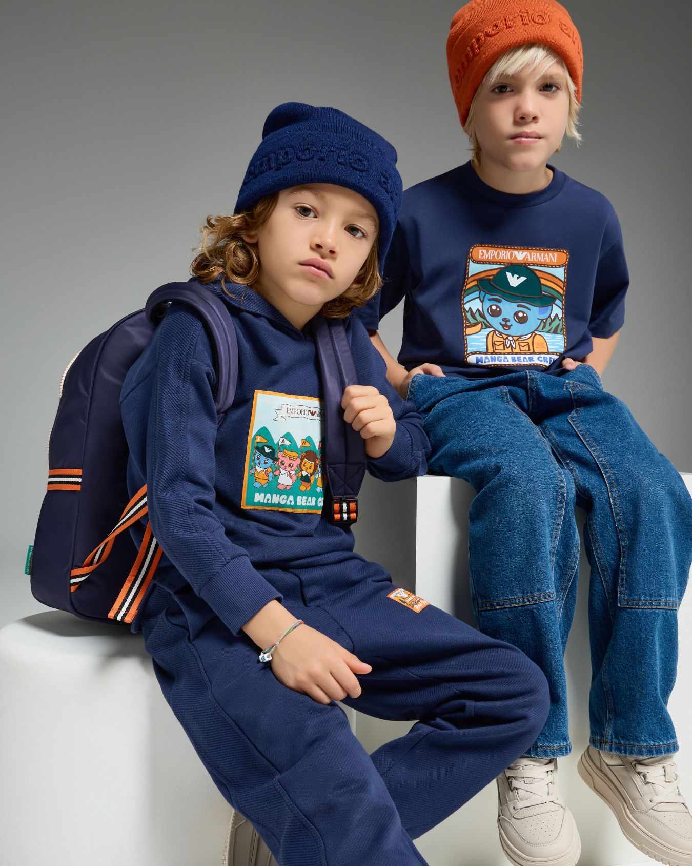 ASV comfort-fit jersey T-shirt with Manga Bear Crew print Slide 3