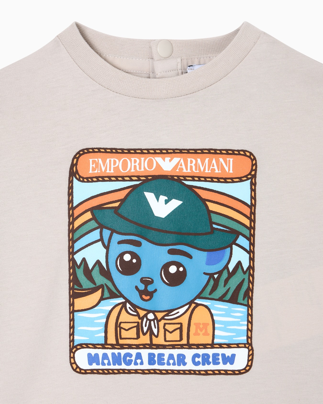 ASV jersey T-shirt with Manga Bear Crew print Slide 1