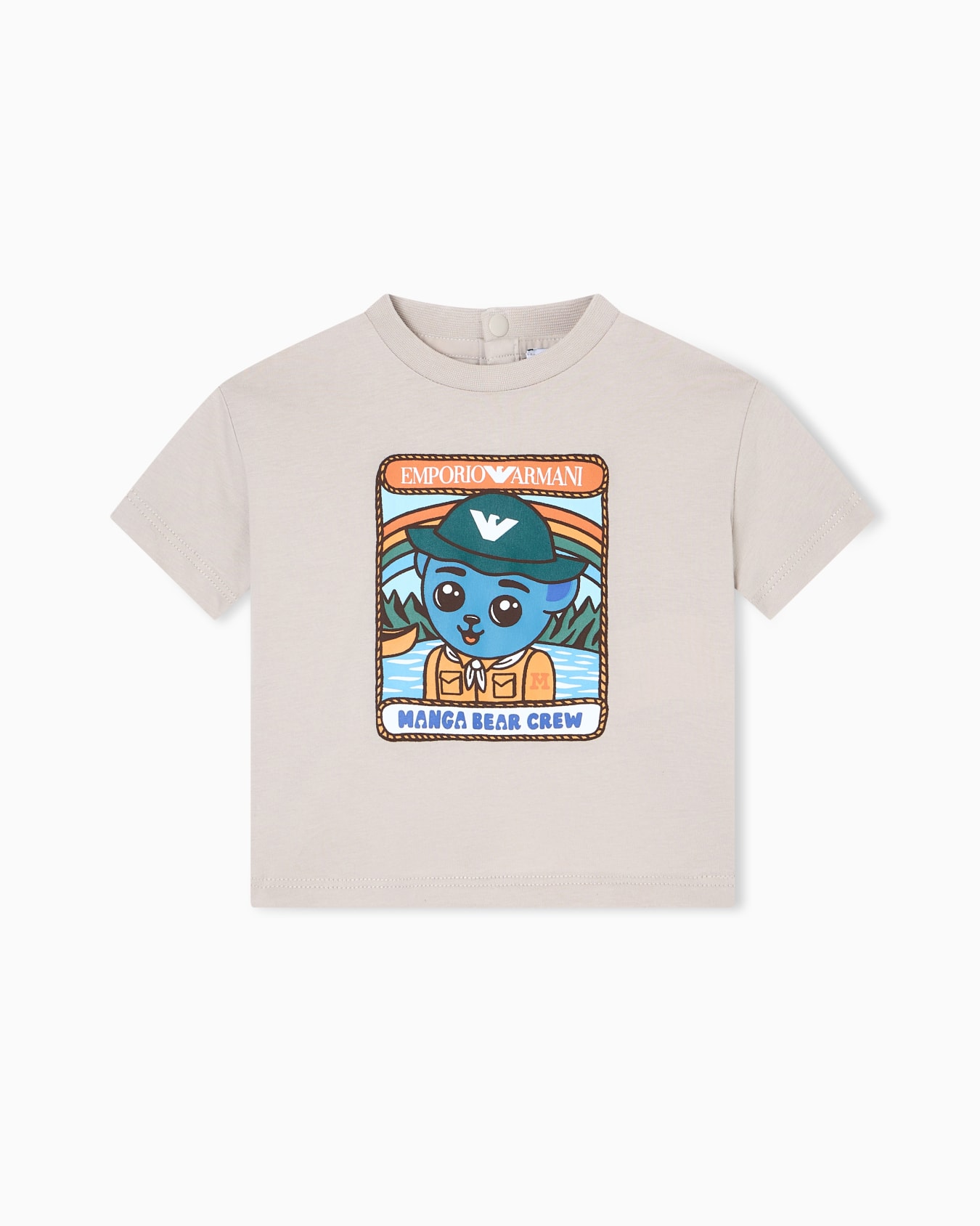 ASV jersey T-shirt with Manga Bear Crew print Slide 0