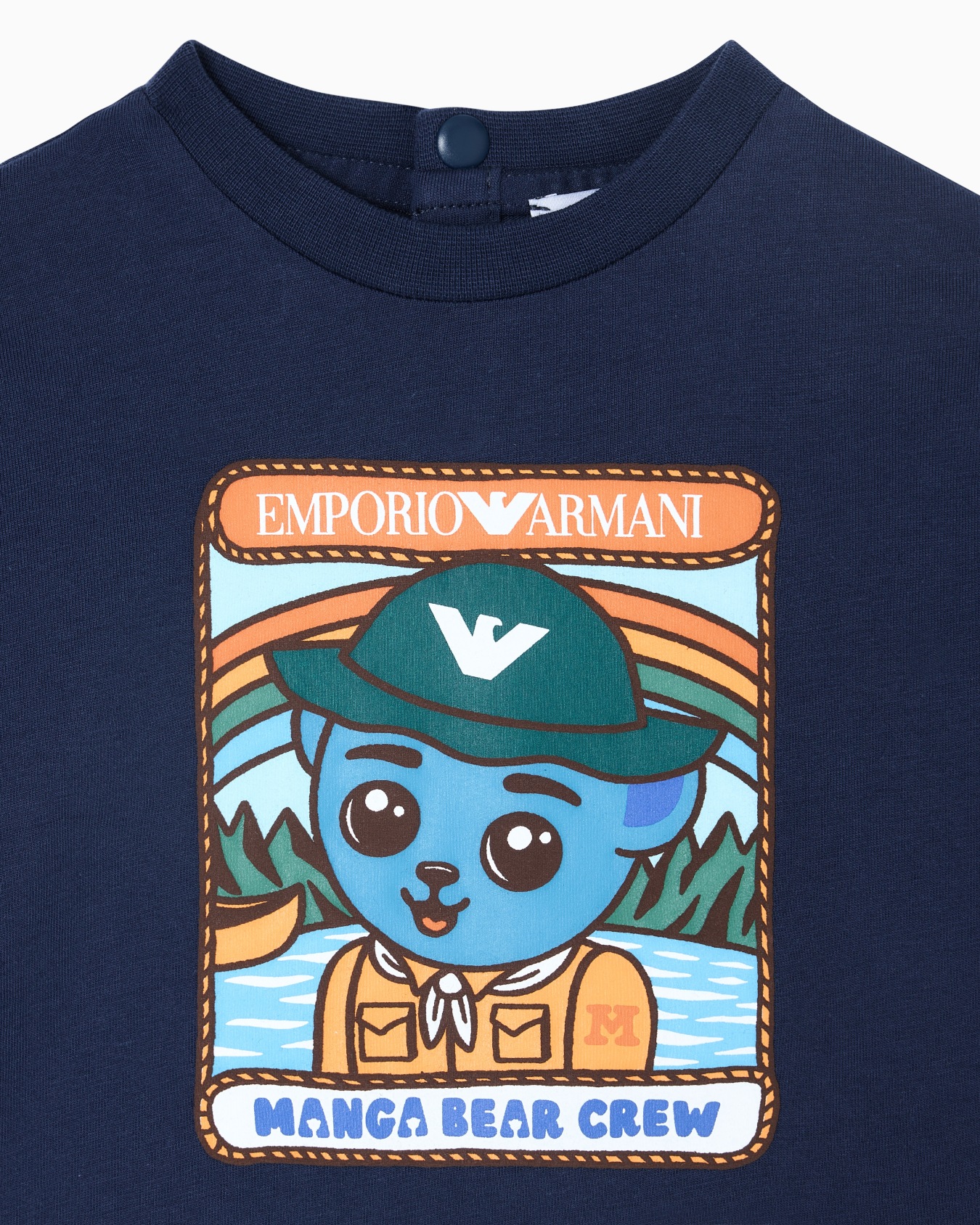 ASV jersey T-shirt with Manga Bear Crew print Slide 1