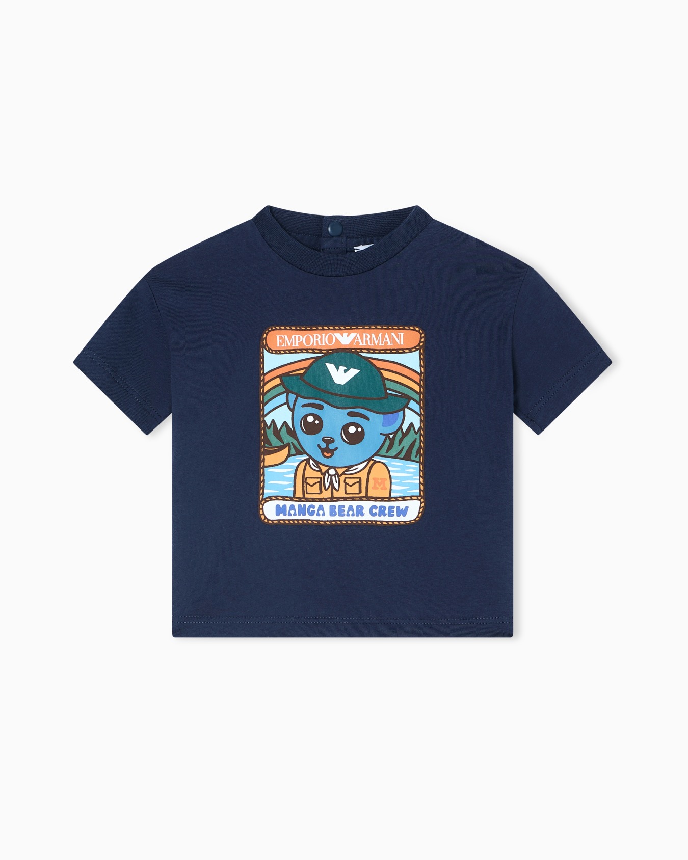 ASV jersey T-shirt with Manga Bear Crew print Slide 0