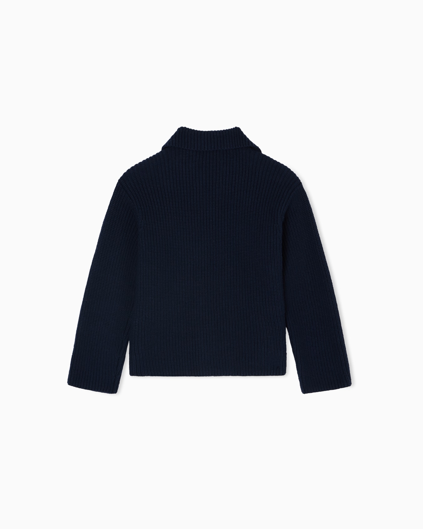 Rib-knit double-breasted cardigan Slide 2