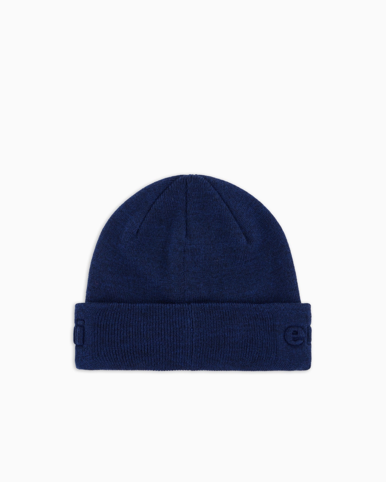 Virgin wool-blend beanie with logo Slide 1