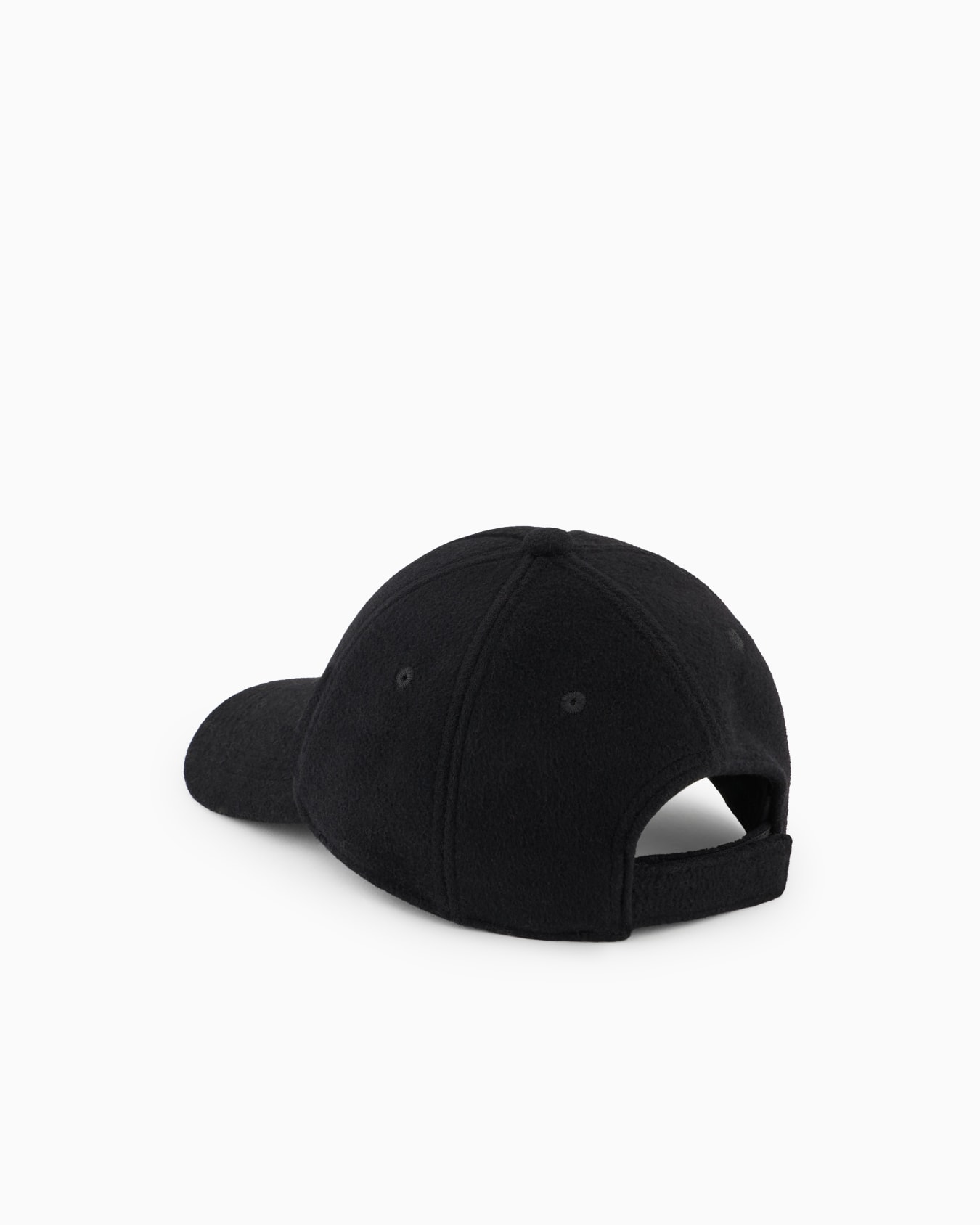 Wool cloth baseball cap with logo embroidery Slide 1