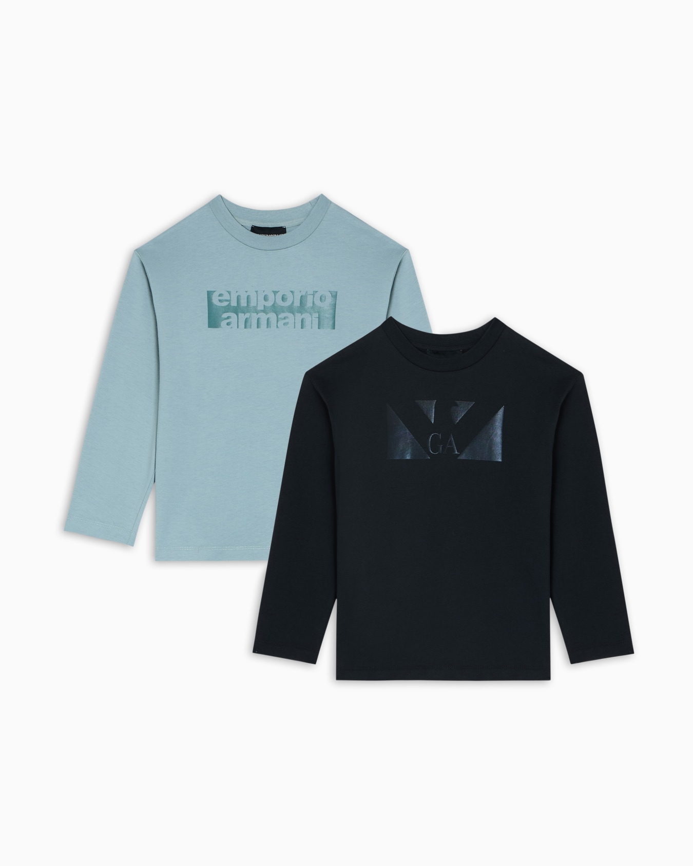 ASV 長袖コンフォートフィットTシャツ2枚セット ジャージー スライドする 0