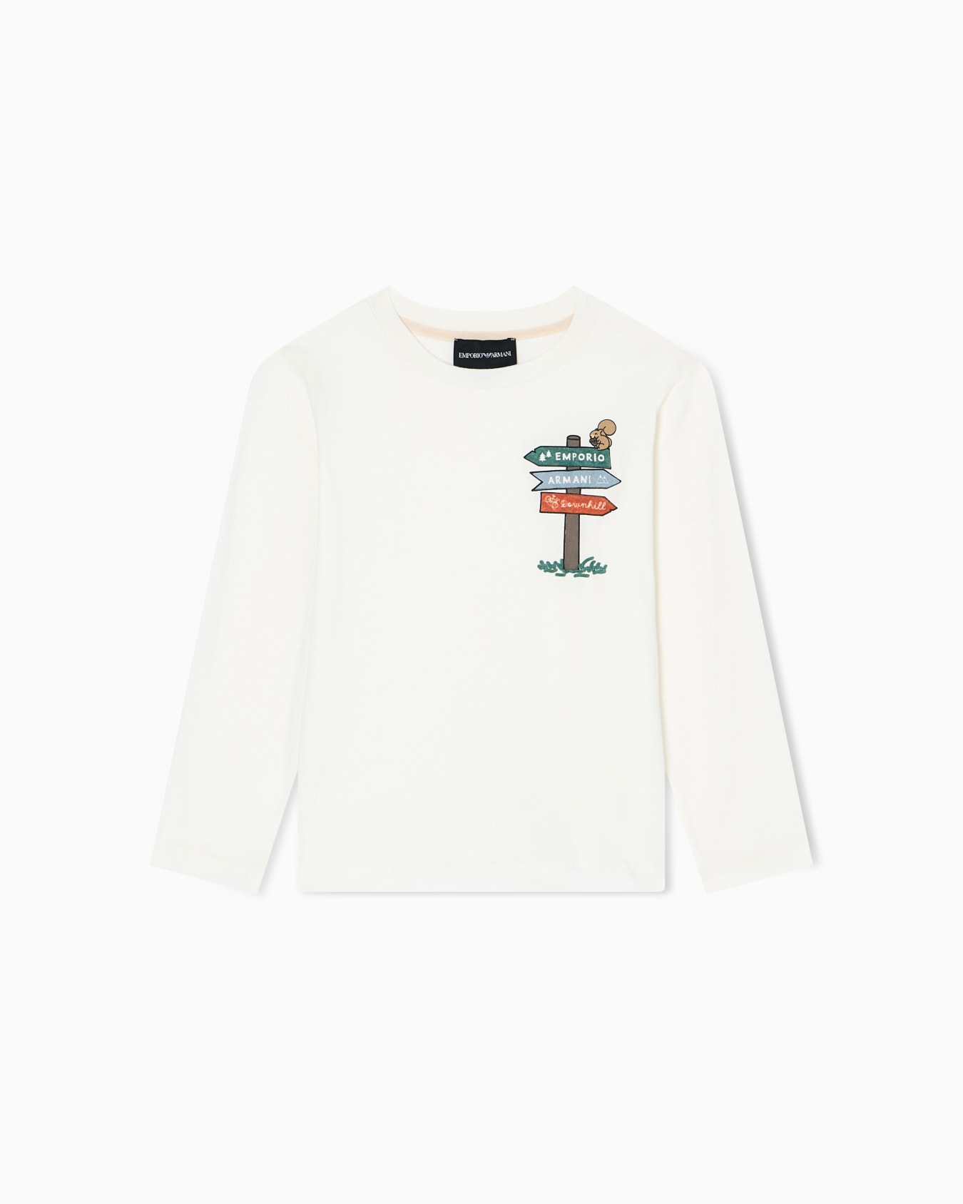 ASV 長袖Tシャツ ジャージー プリント スライドする 0