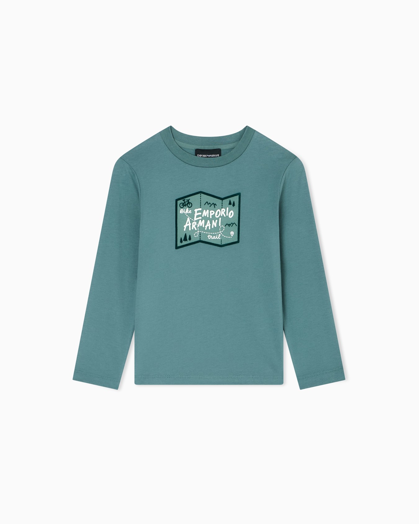 ASV 長袖Tシャツ ジャージー プリント スライドする 0