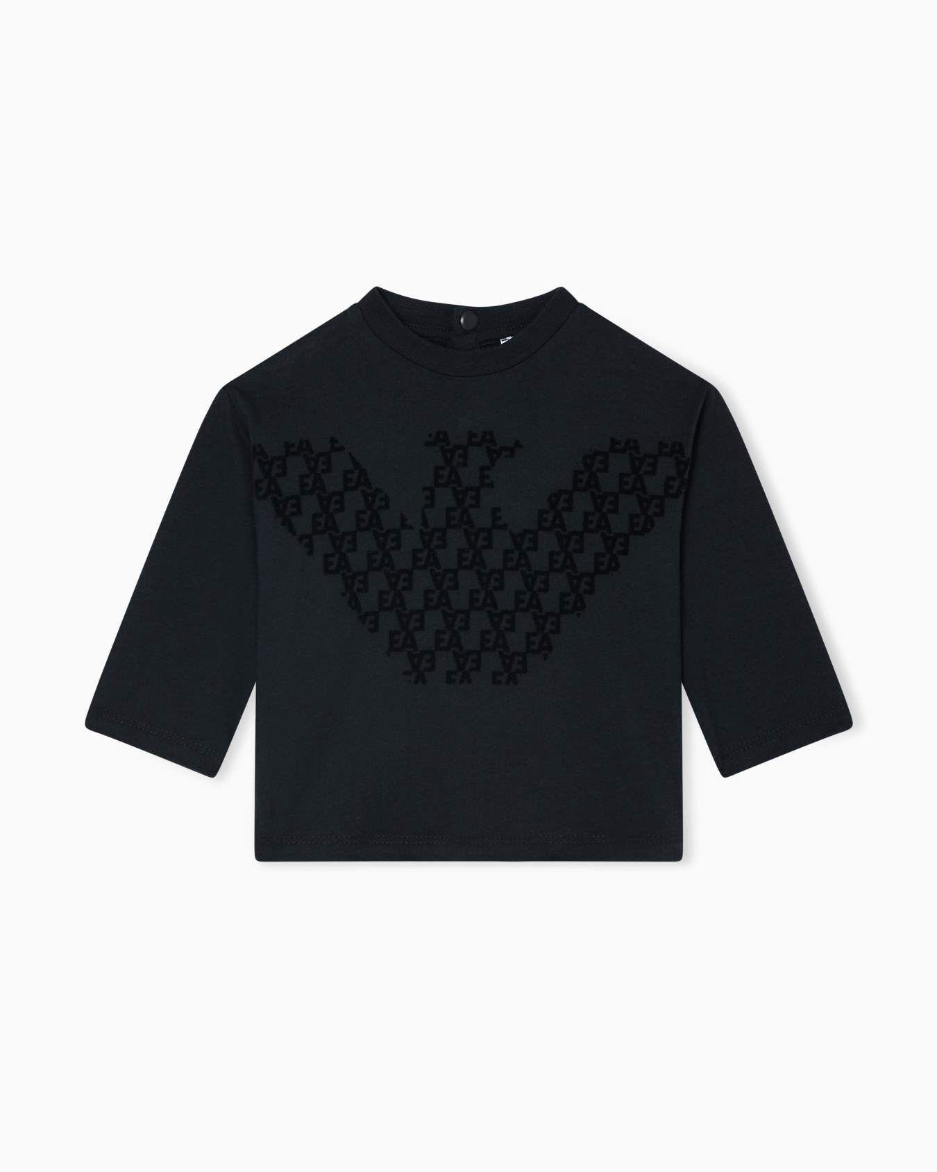 ASV long-sleeved jersey T-shirt with oversized eagle logo Slide 0