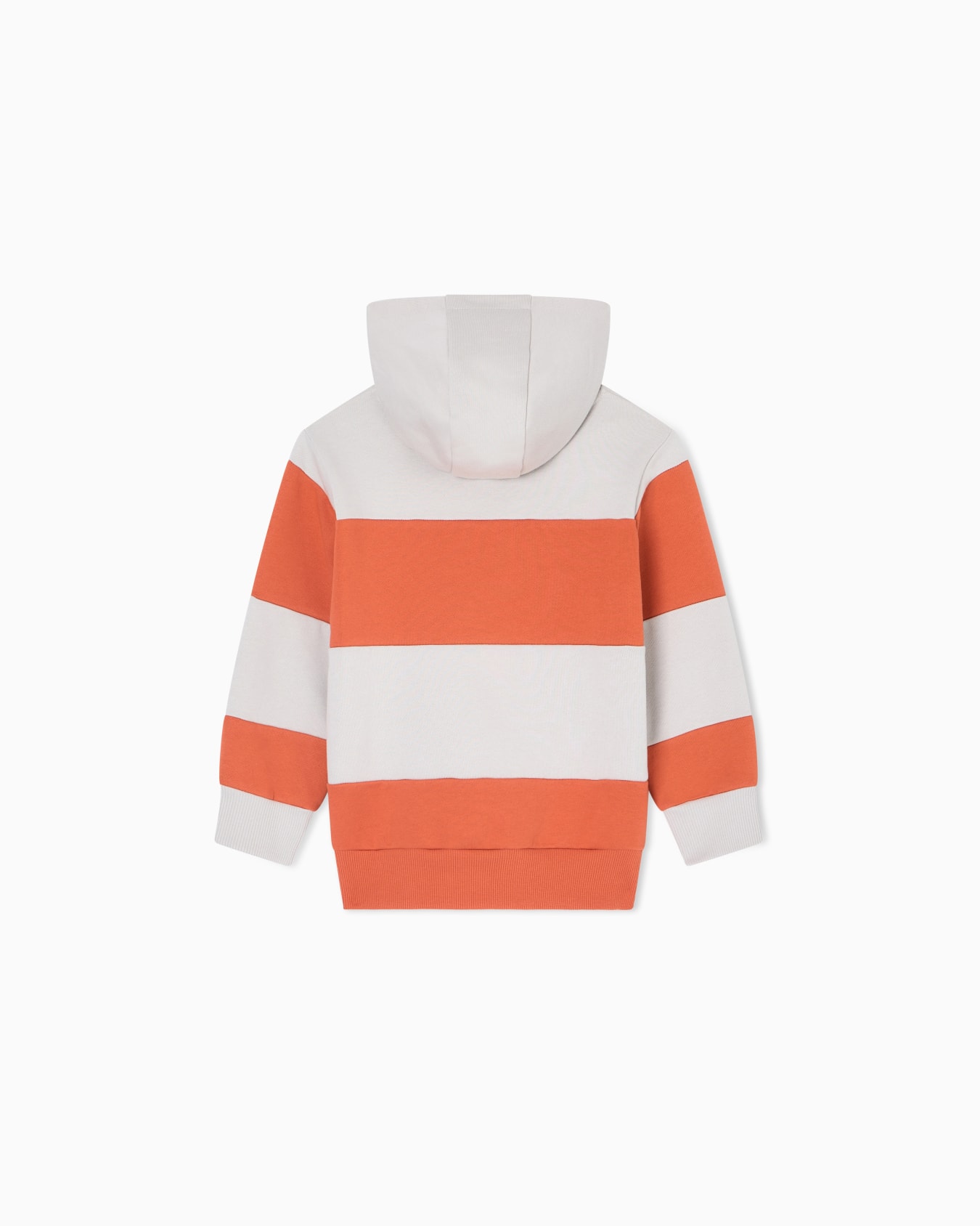 ASV hooded jersey sweatshirt with a striped motif Slide 2
