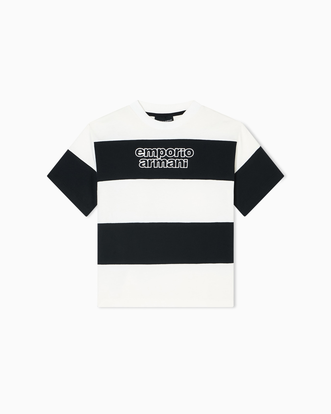 T-shirt over fit in jersey heavy con motivo a righe ASV Slide 0
