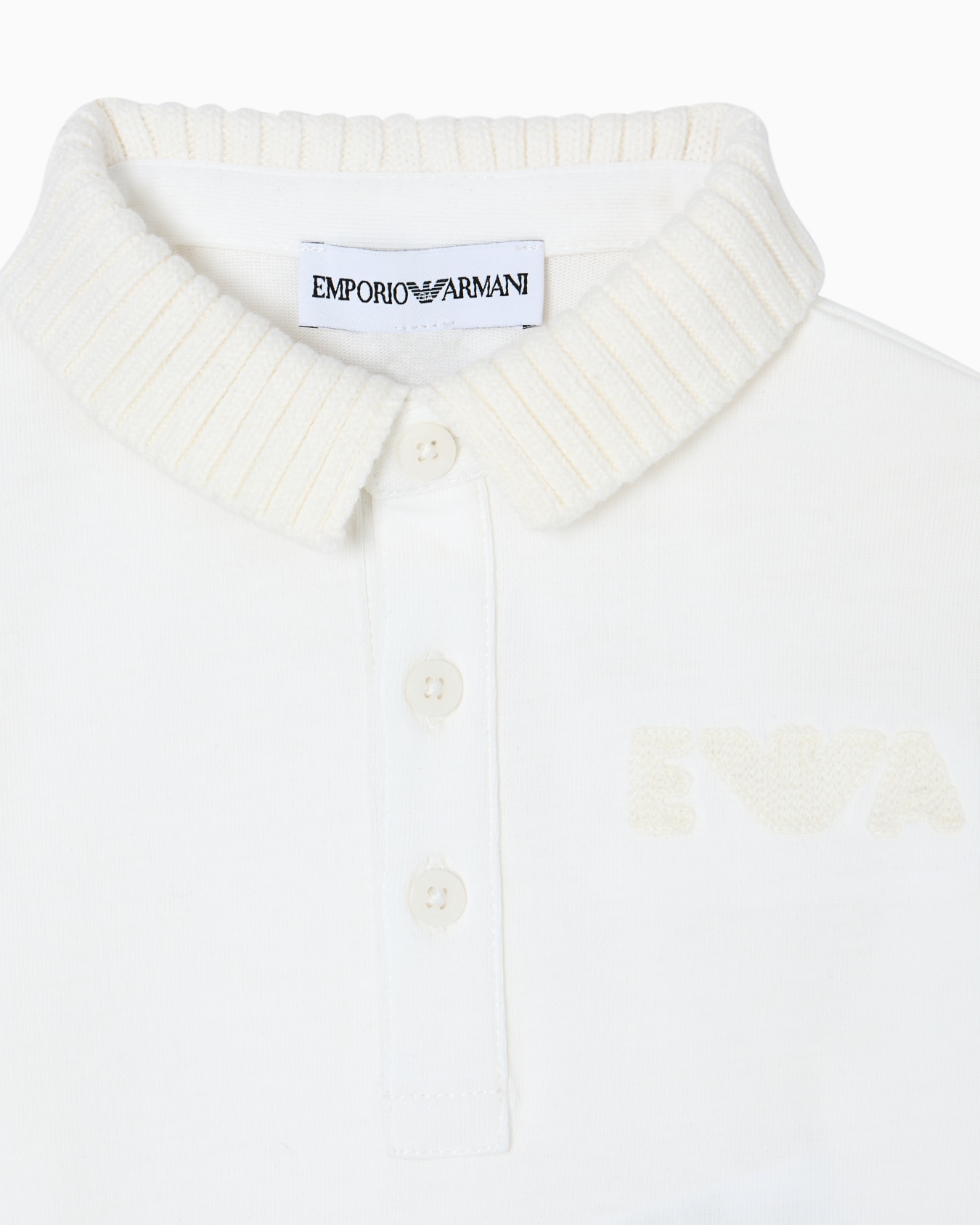 Polo in jersey con logo Slide 1