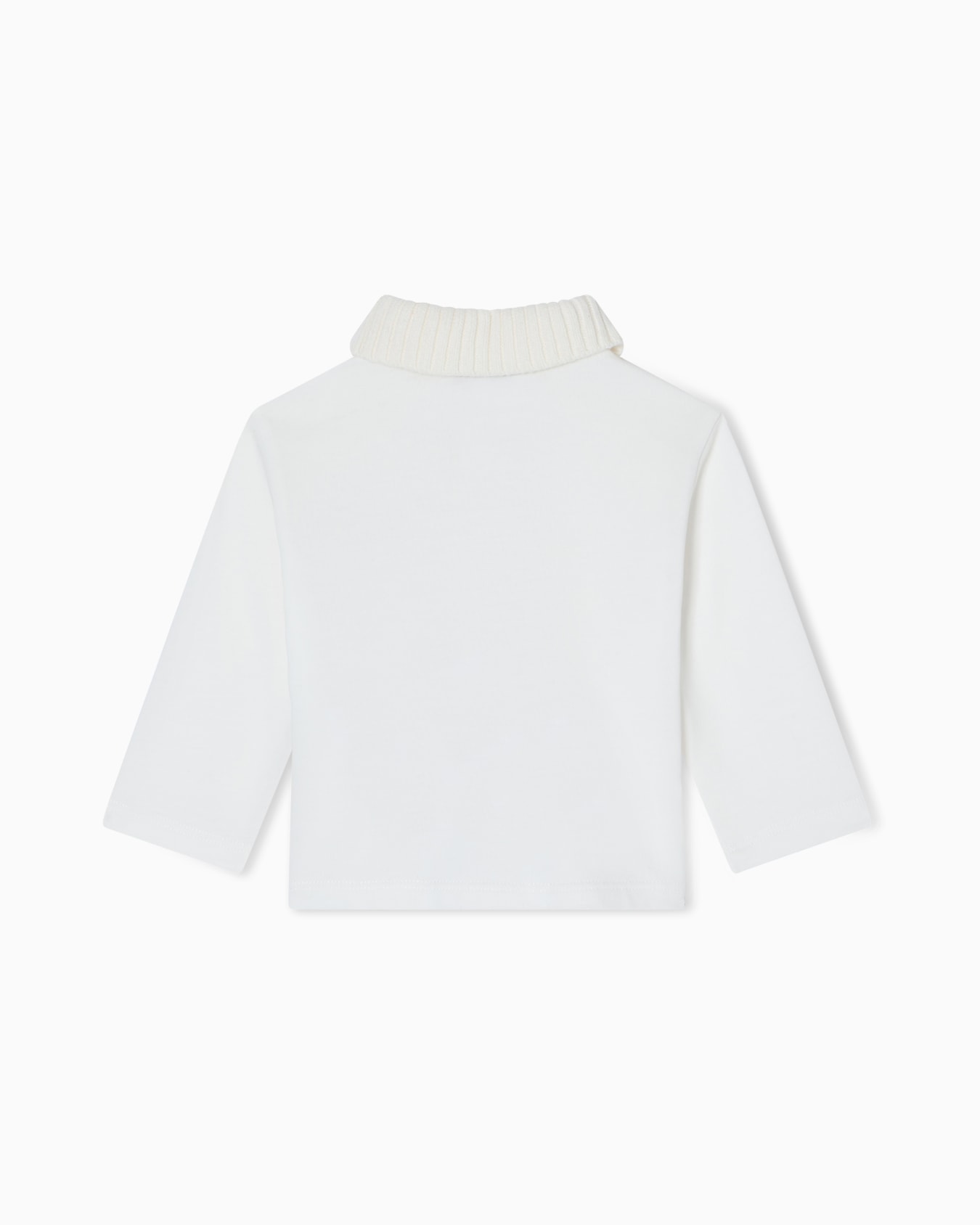 Polo in jersey con logo Slide 2