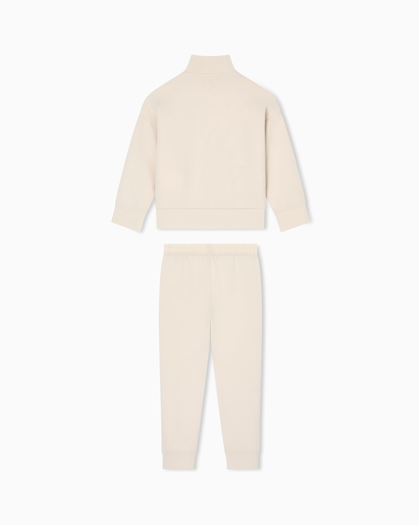 Double-jersey tracksuit with logo patch Slide 2