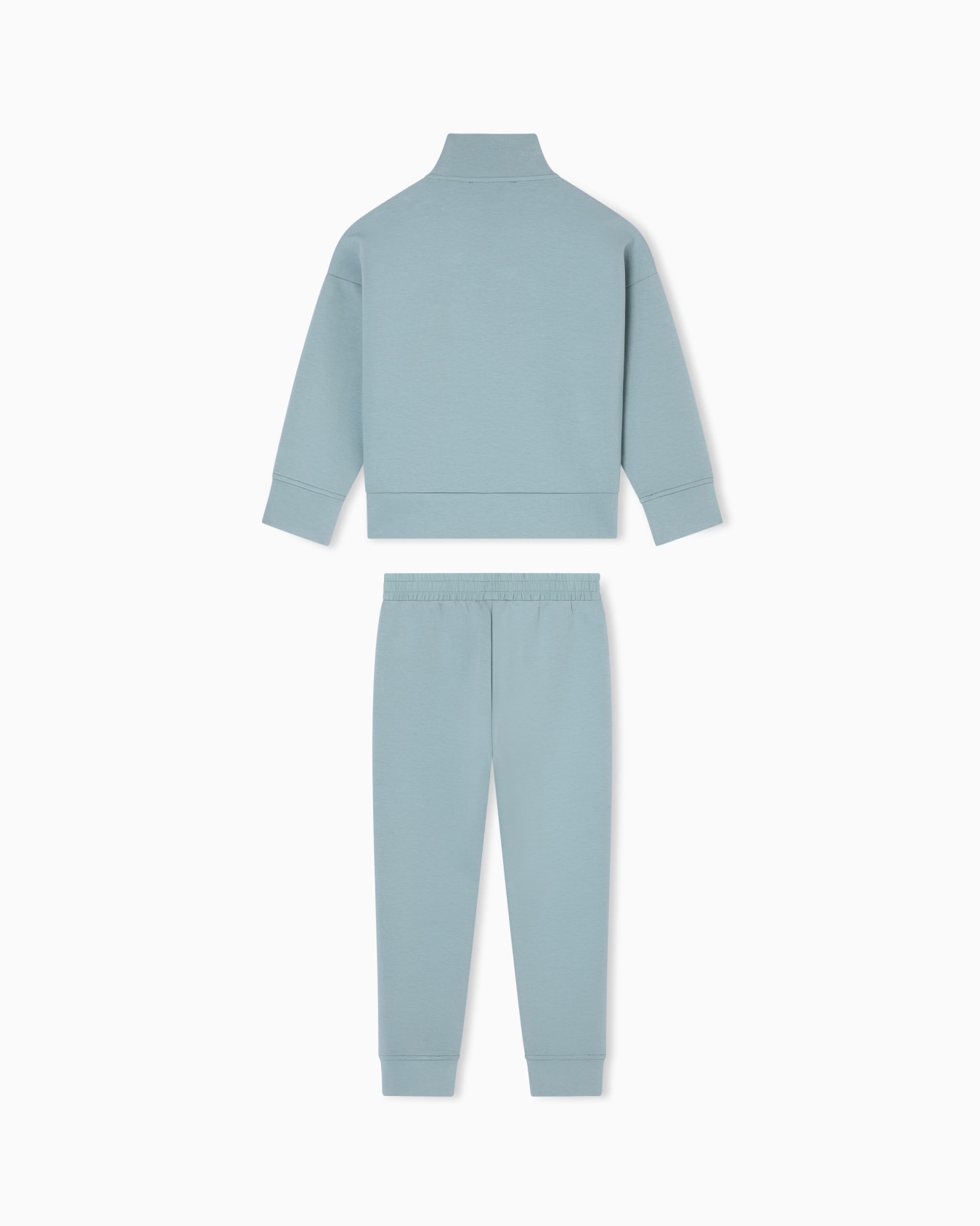 Double-jersey tracksuit with logo patch Slide 2