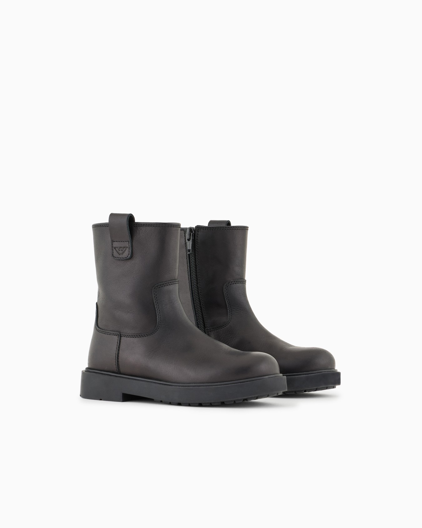 Leather ankle boots Slide 1