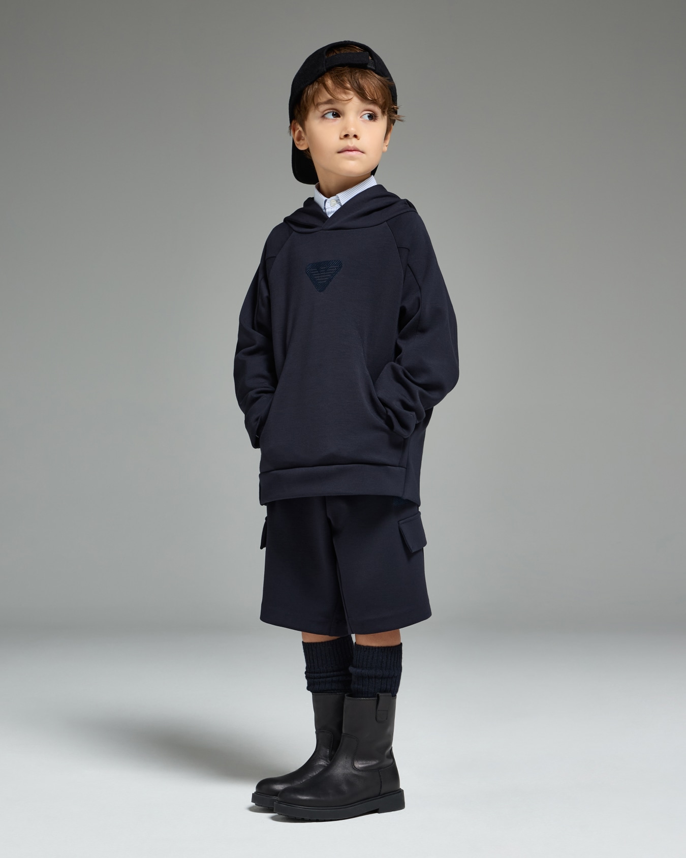 Bermuda comfort fit in double jersey Slide 3