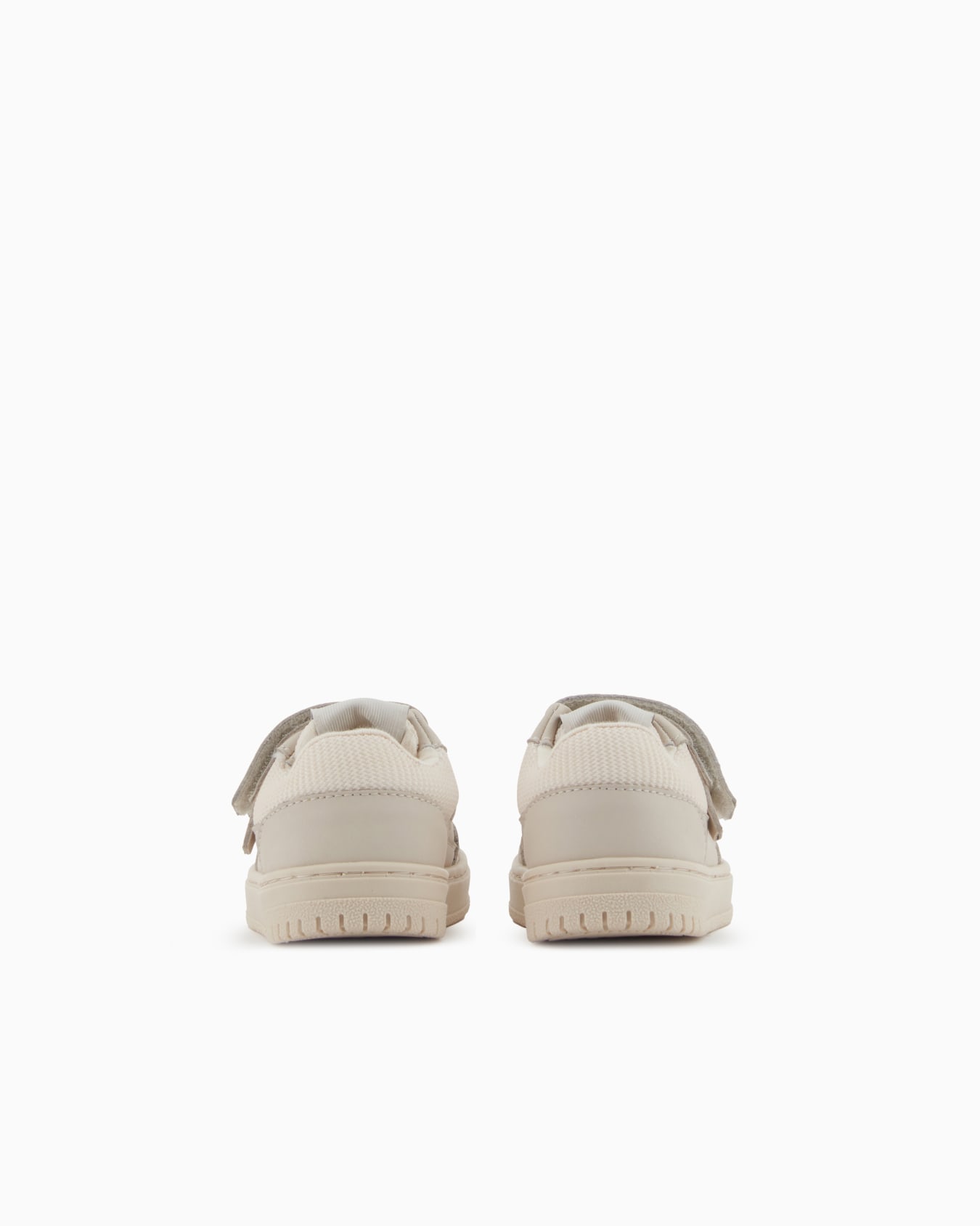 Leather sneakers with mesh details Slide 3