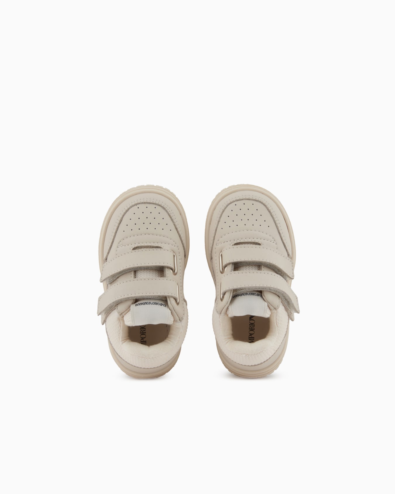 Leather sneakers with mesh details Slide 2