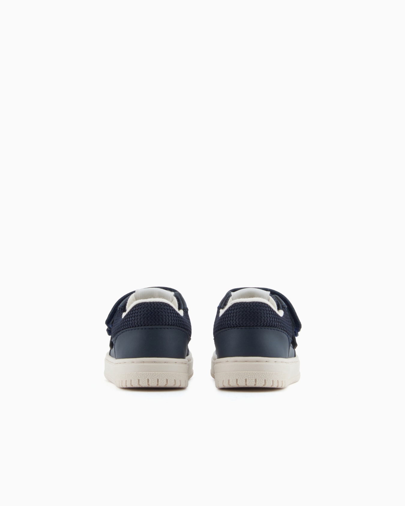 Leather sneakers with mesh details Slide 3