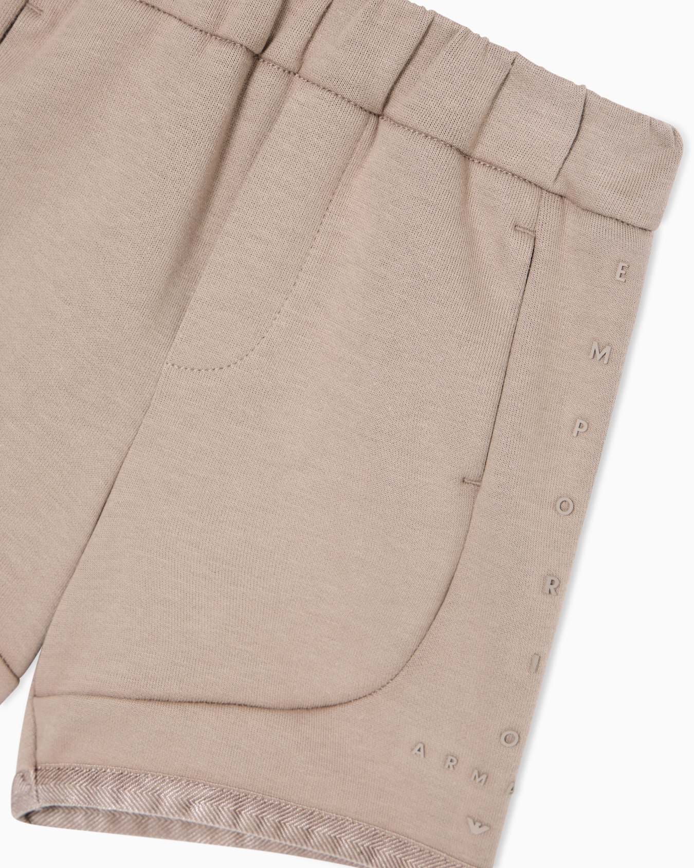 Completo T-shirt e bermuda in jersey interlock Slide 3