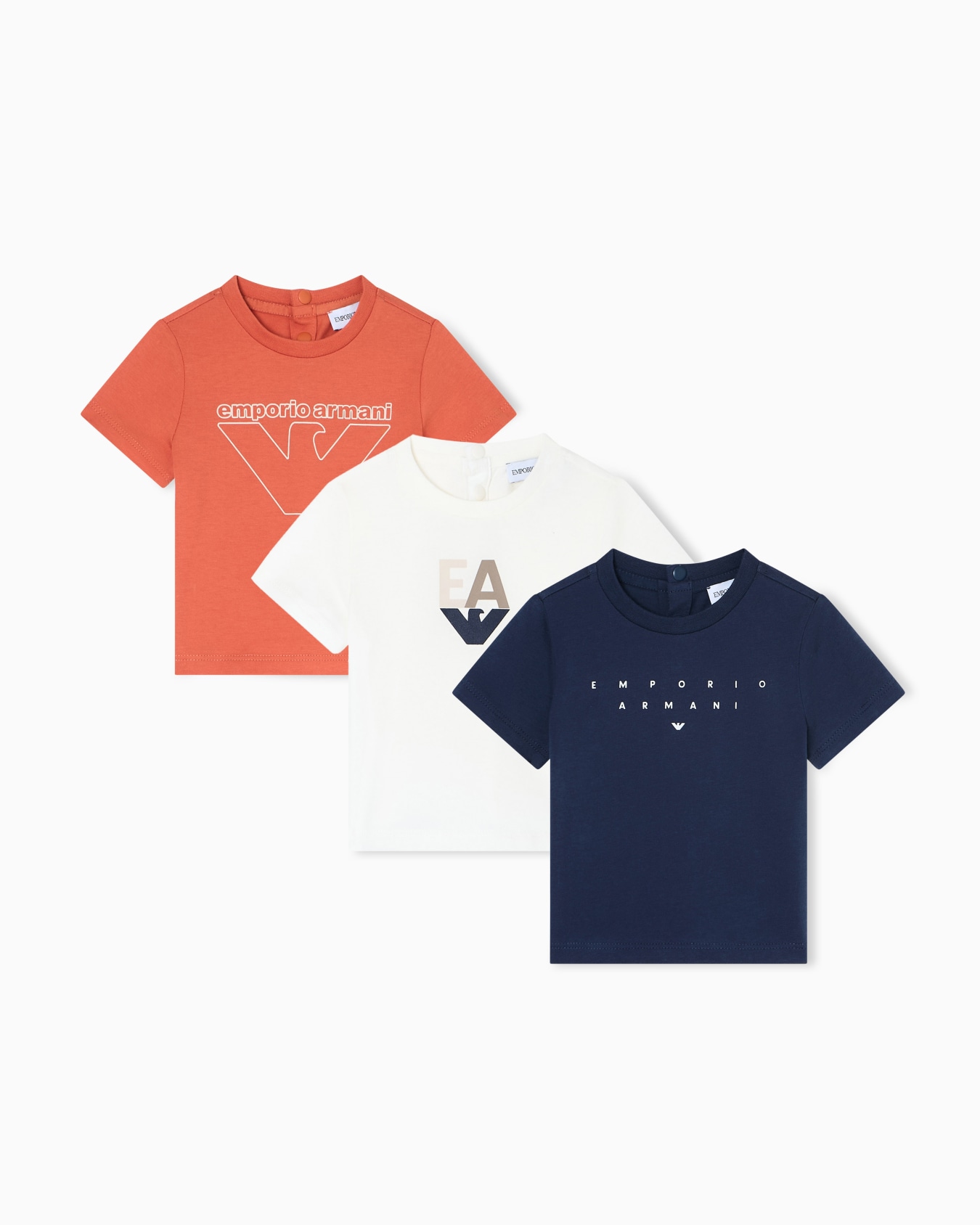 Three-pack of ASV jersey T-shirts with logo print Slide 0