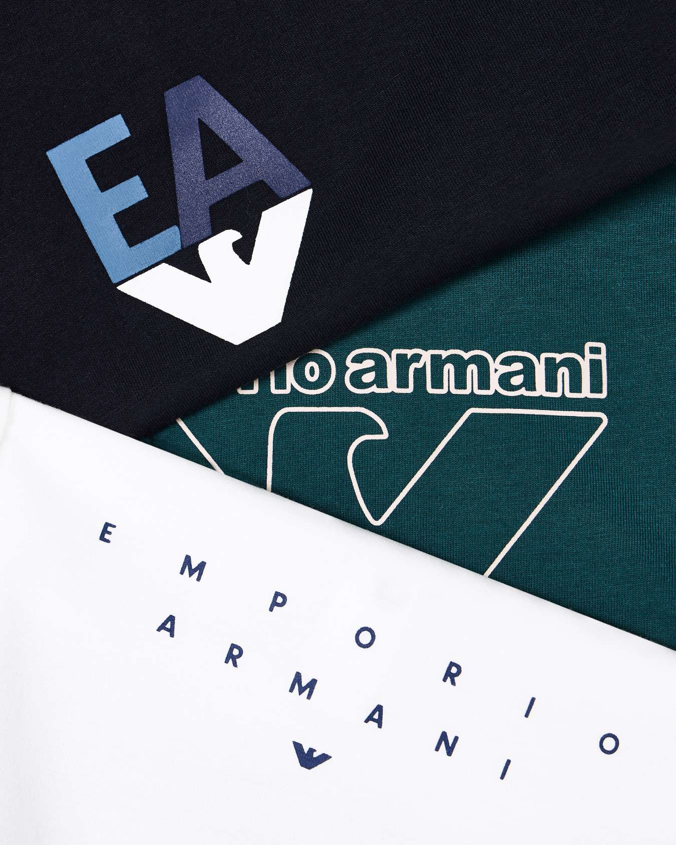 Three-pack of ASV jersey T-shirts with logo print Slide 1