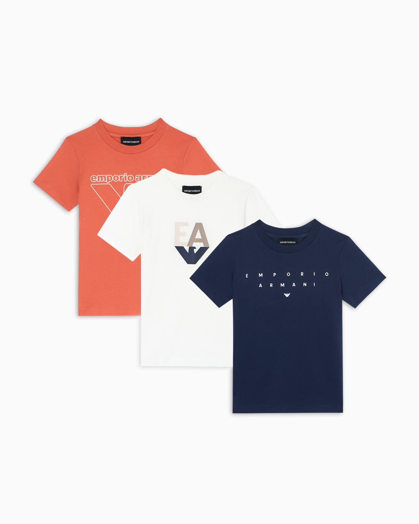 Three-pack of ASV jersey T-shirts with logo print Slide 0