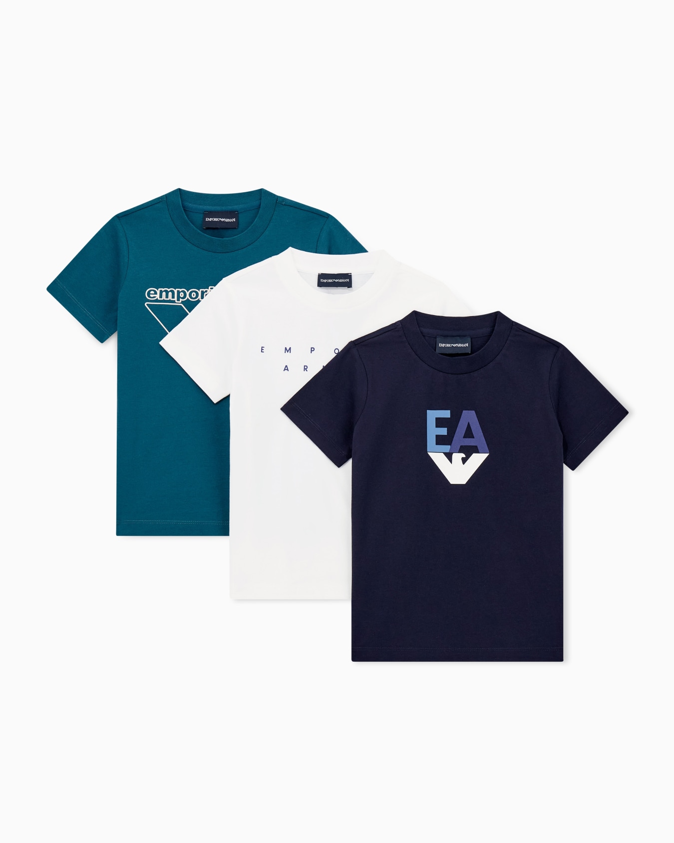 Three-pack of ASV jersey T-shirts with logo print Slide 0