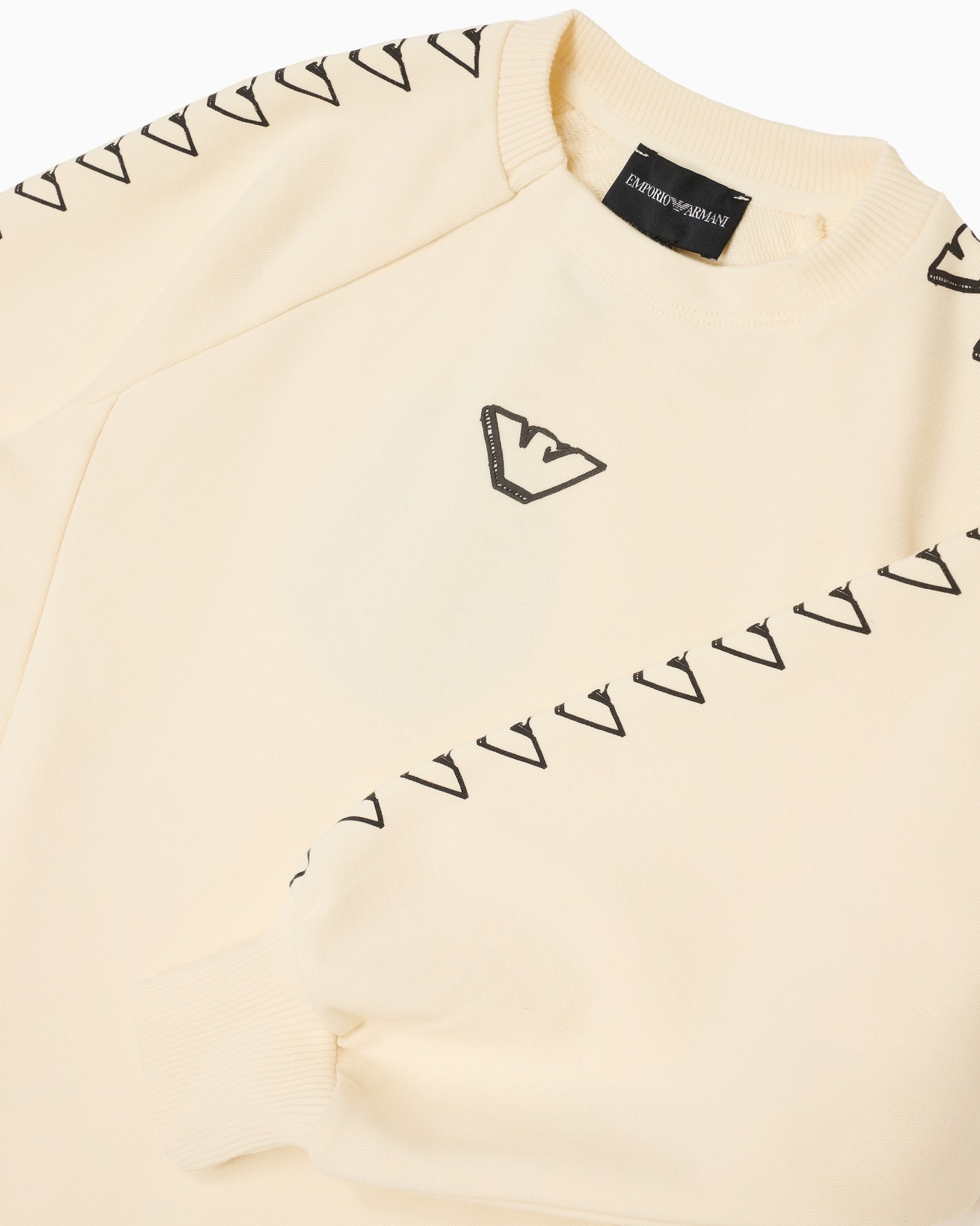 EA Crew Kleid aus Sweatstoff mit Adler-Grafik Folie 1