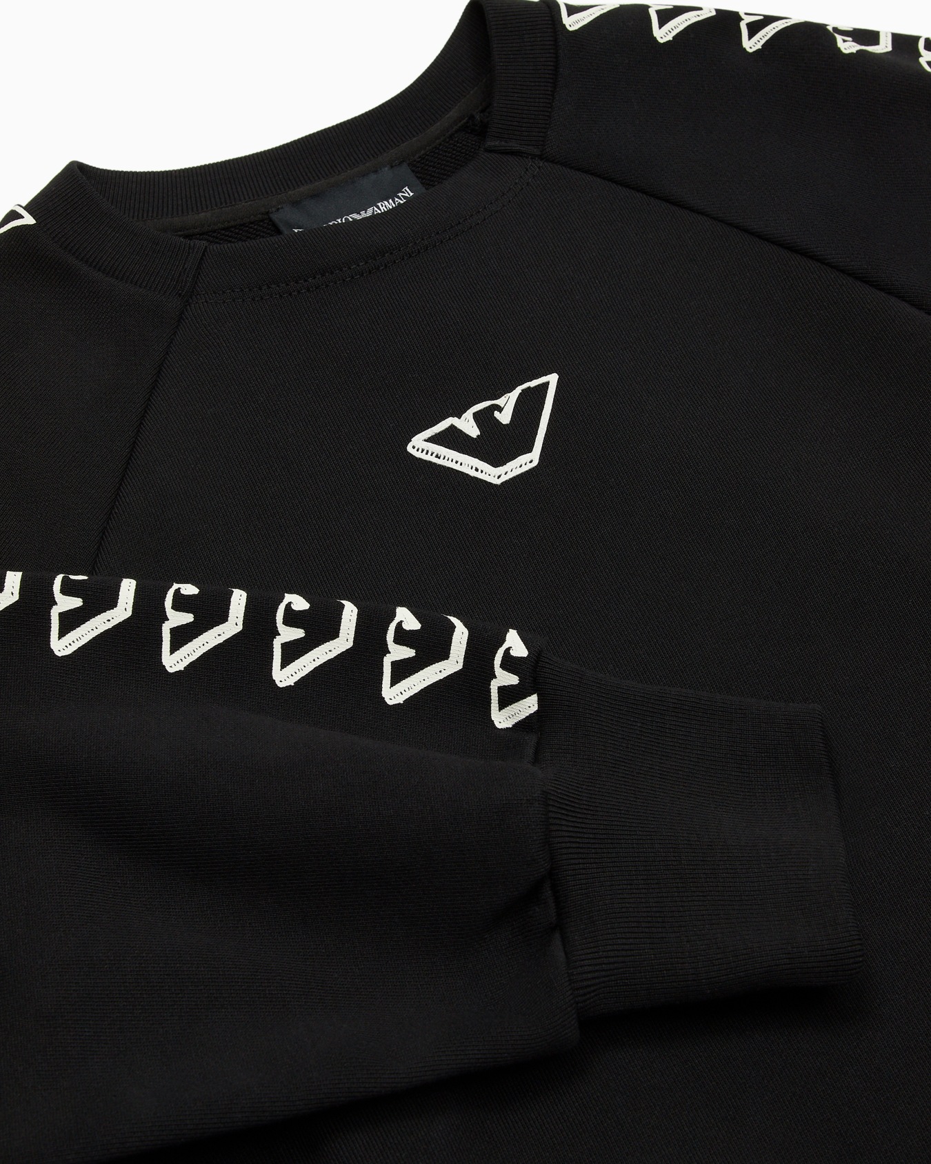EA Crew jersey-fleece dress with eagle design Slide 1
