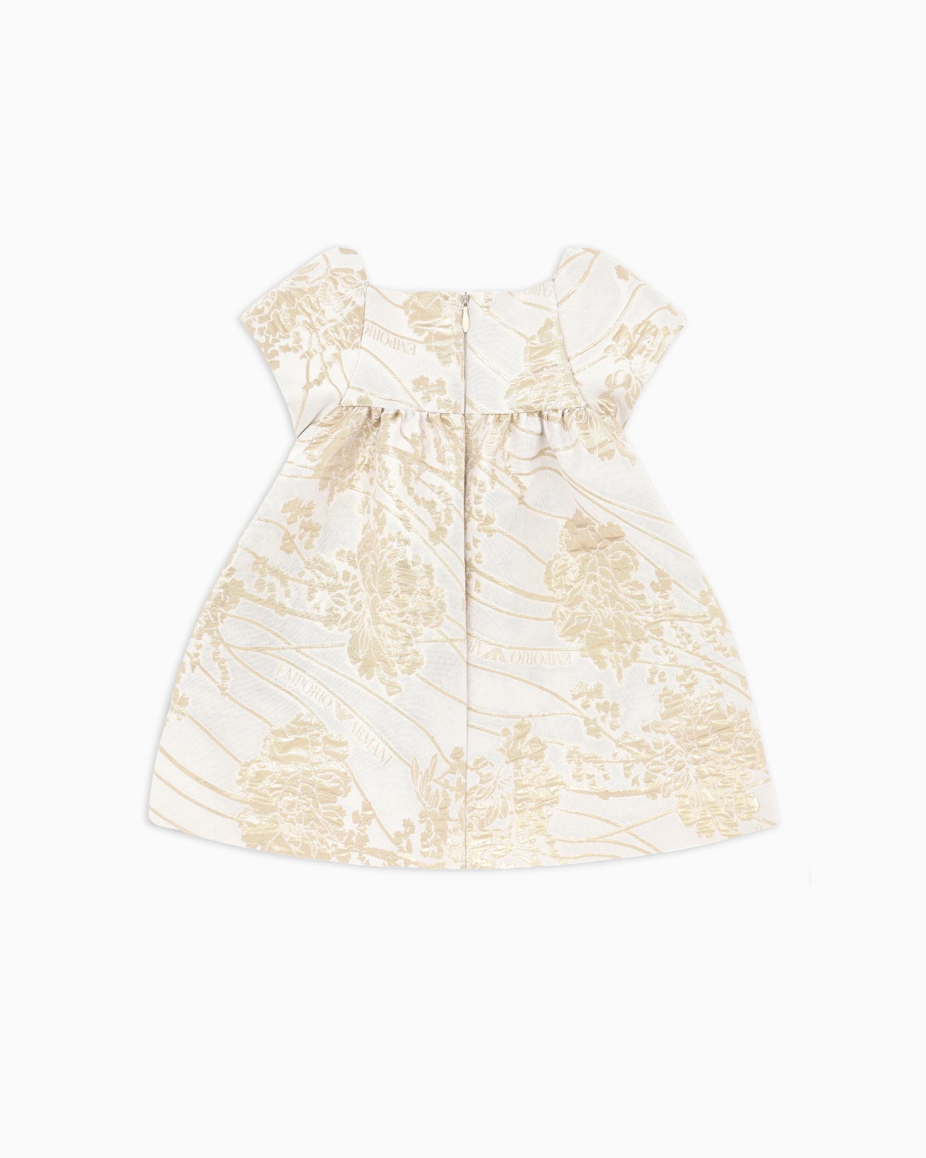 Special Occasion flared dress with lurex embroidery Slide 2