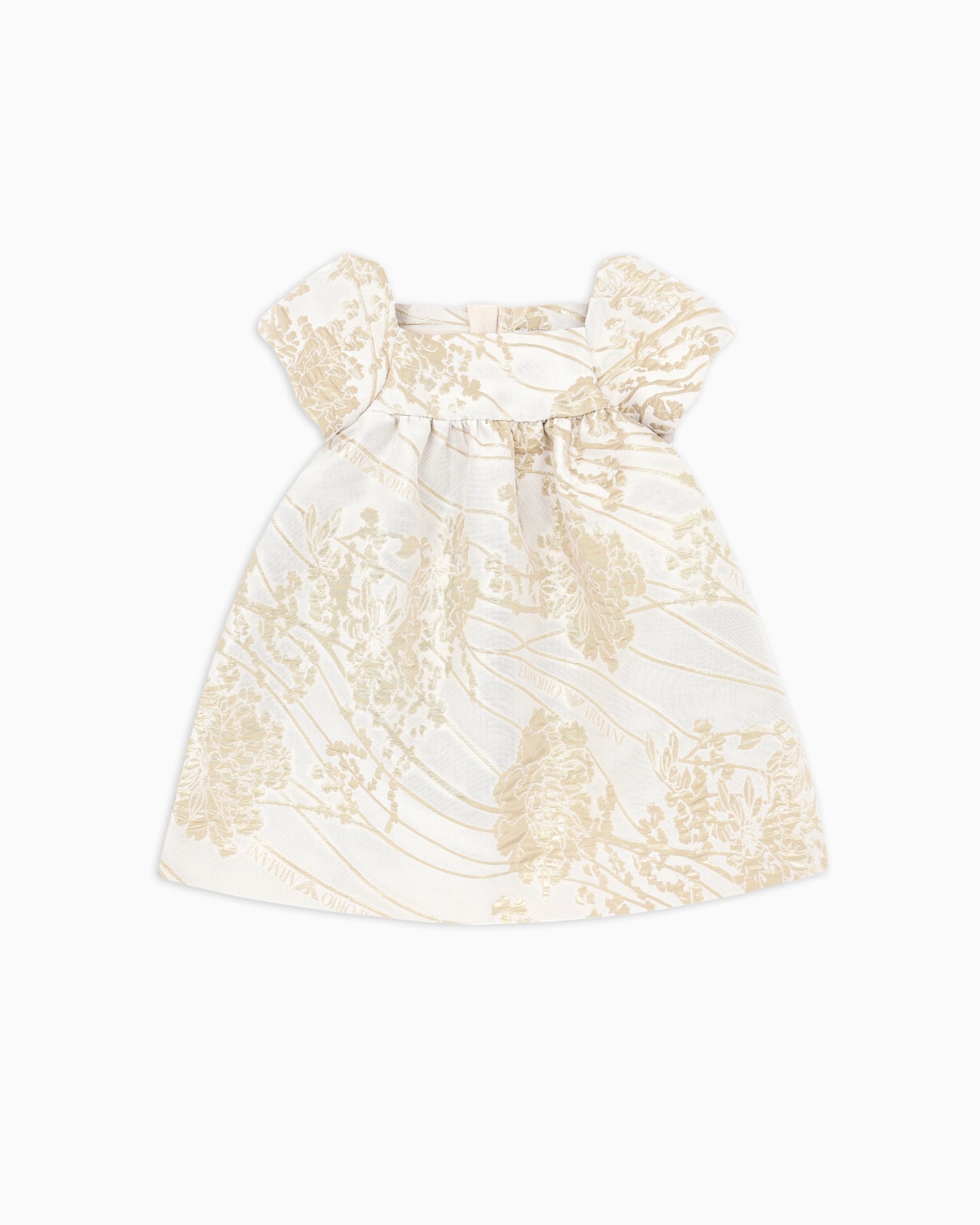 Special Occasion flared dress with lurex embroidery Slide 0