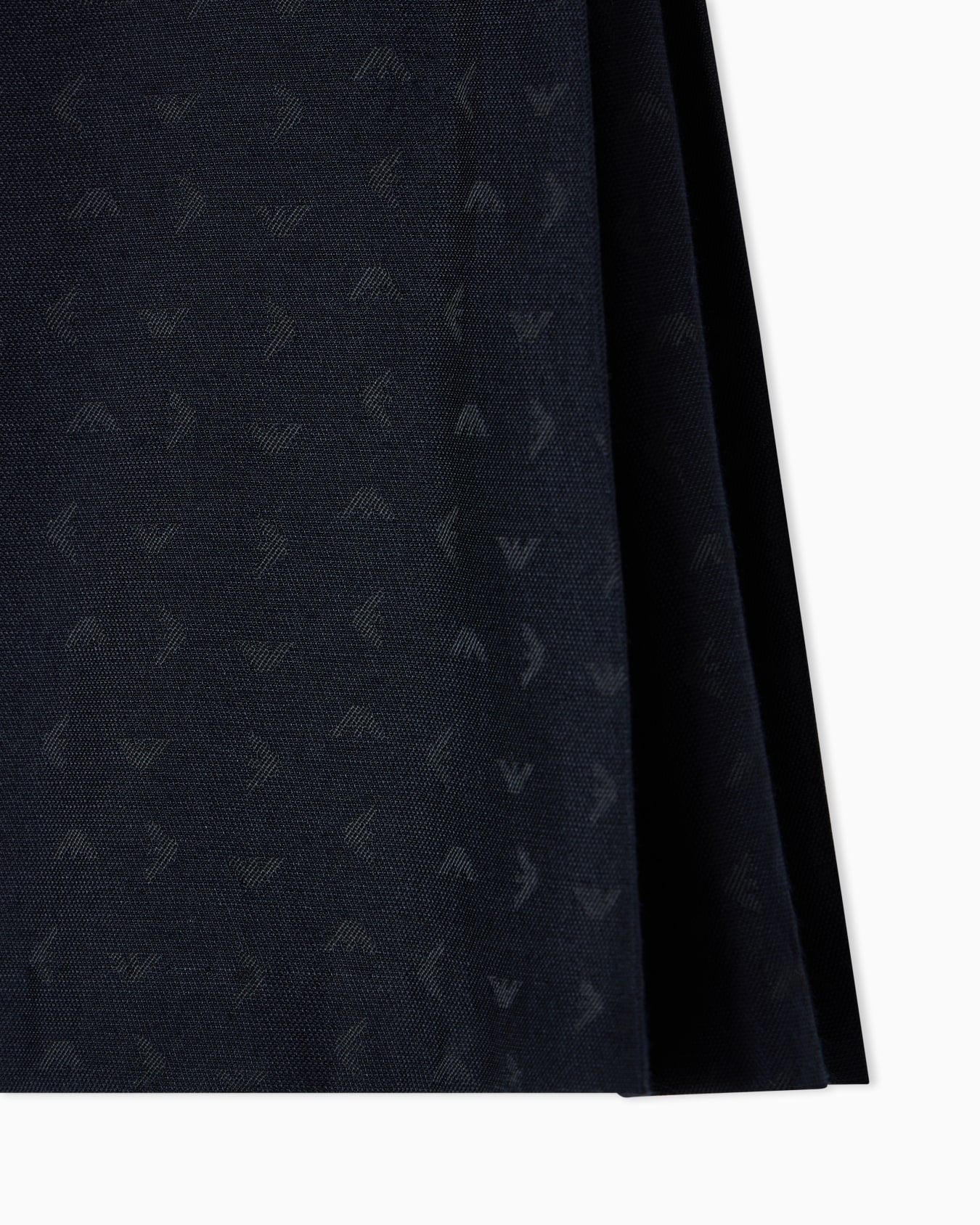 Jacquard skirt with all-over micro eagles Slide 1