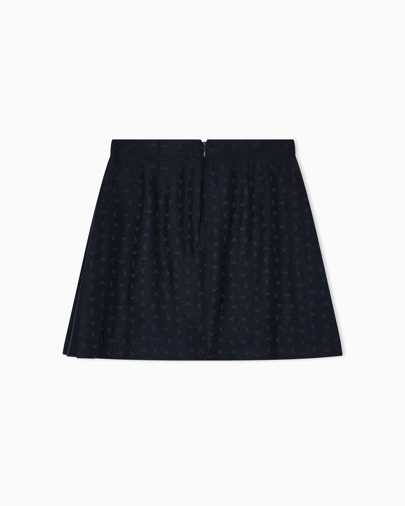 Jacquard skirt with all-over micro eagles Slide 2