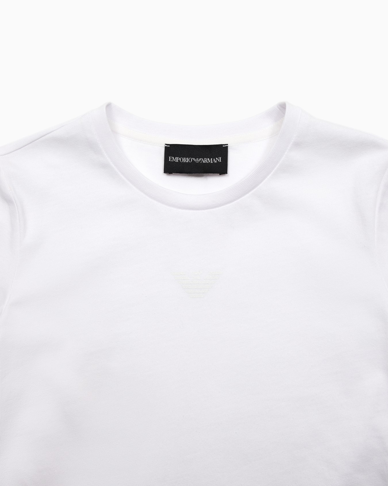 Jersey T-shirt with glitter eagle Slide 1