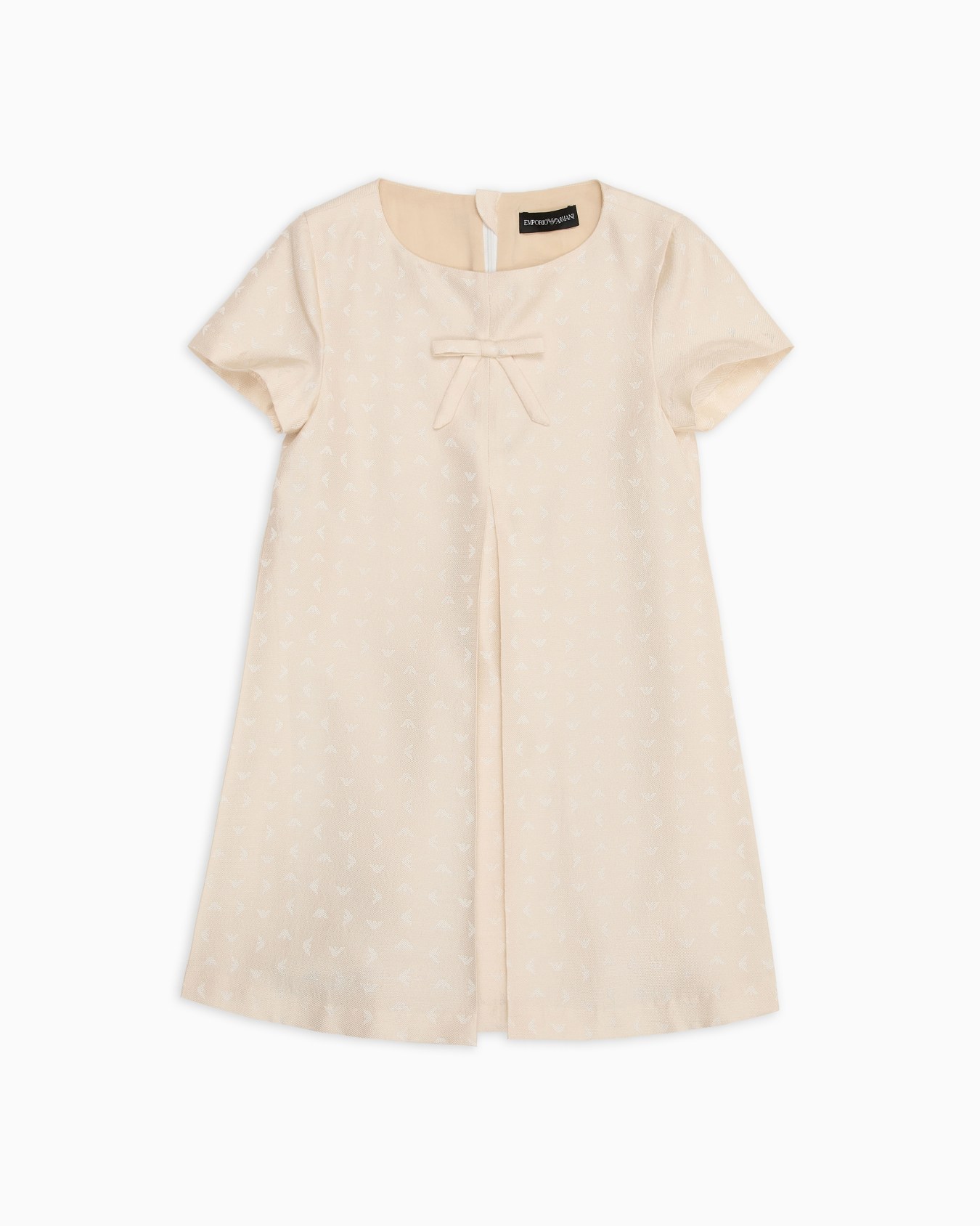 Vestido con bordado integral de microáguilas  Diapositiva 0