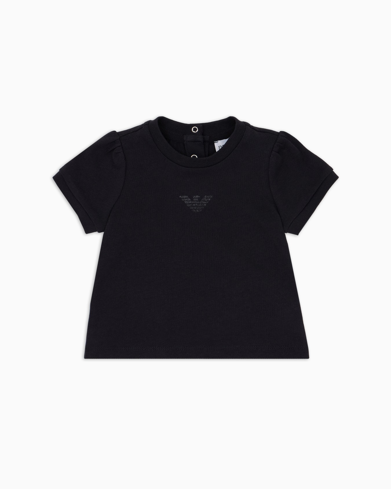 Jersey T-shirt with glitter eagle Slide 0