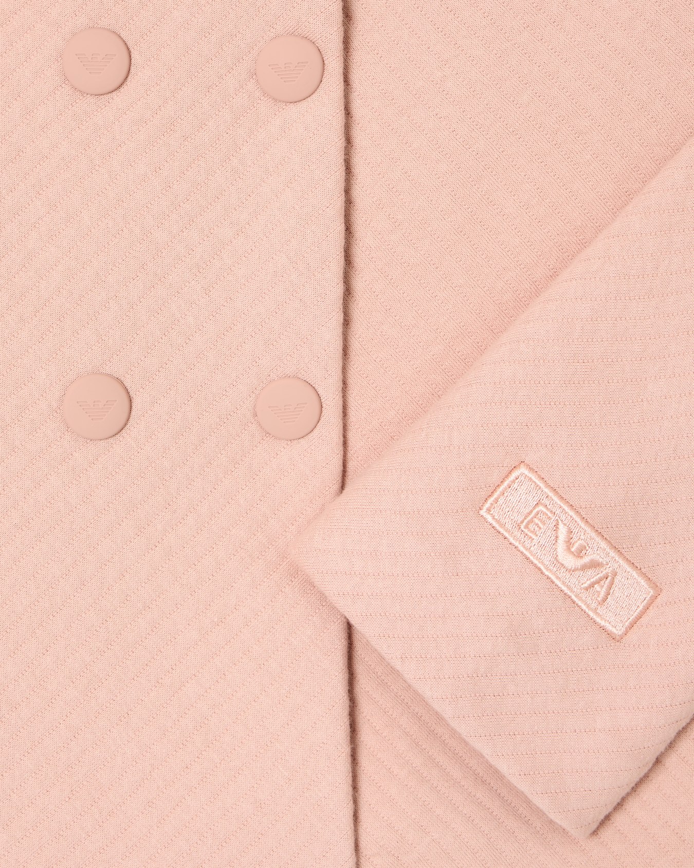 Quilted jersey double-breasted jacket Slide 1