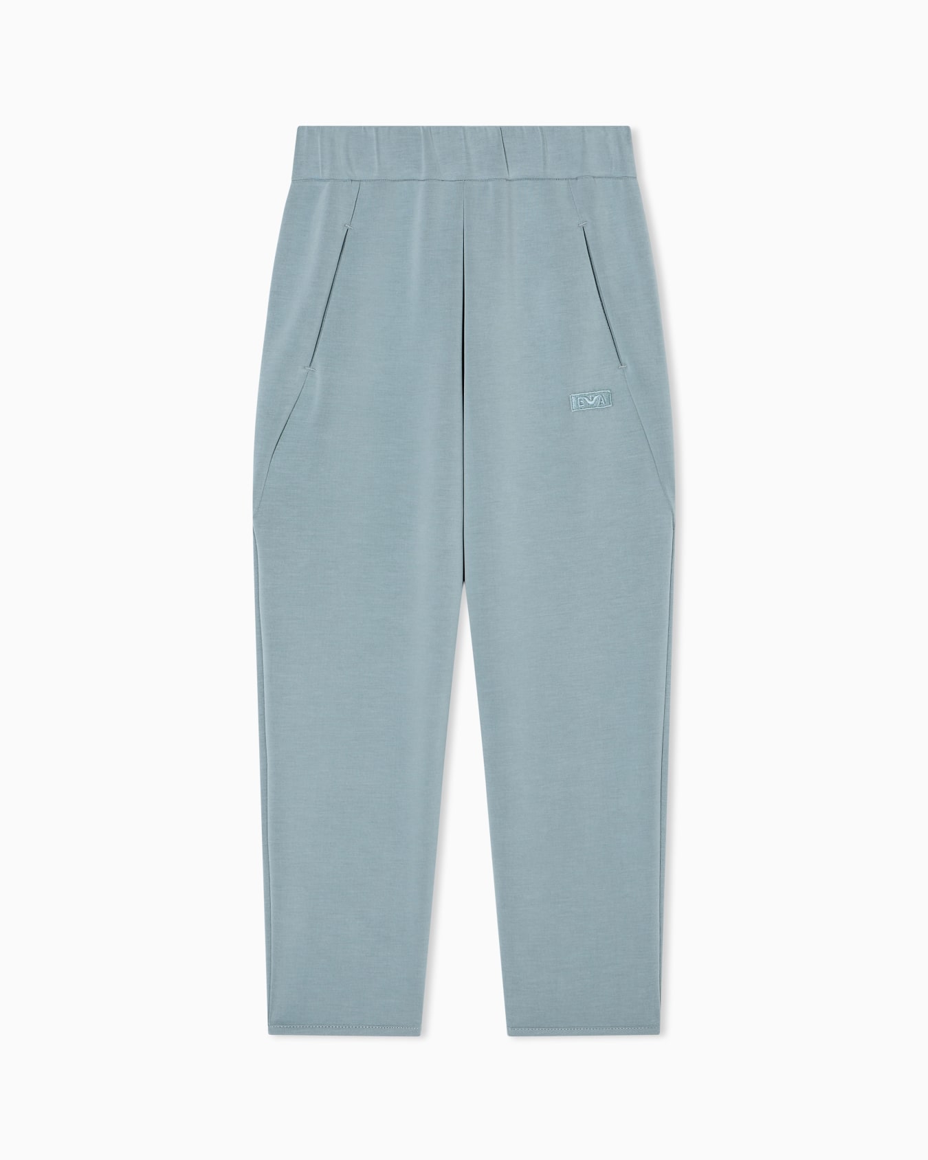 Cupro trousers with an elasticated waist Slide 0