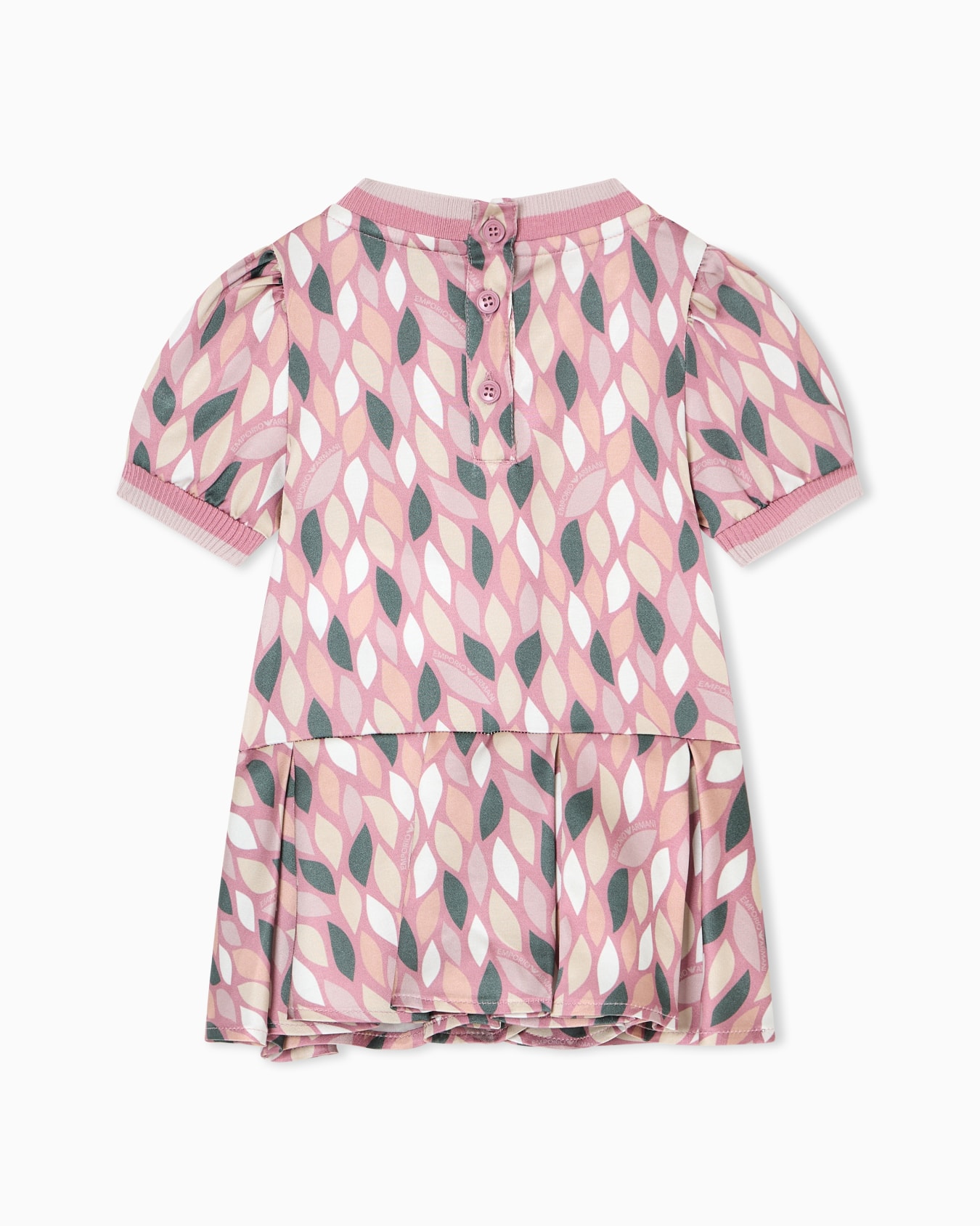 ASV viscose dress with an all-over EA logo print Slide 2