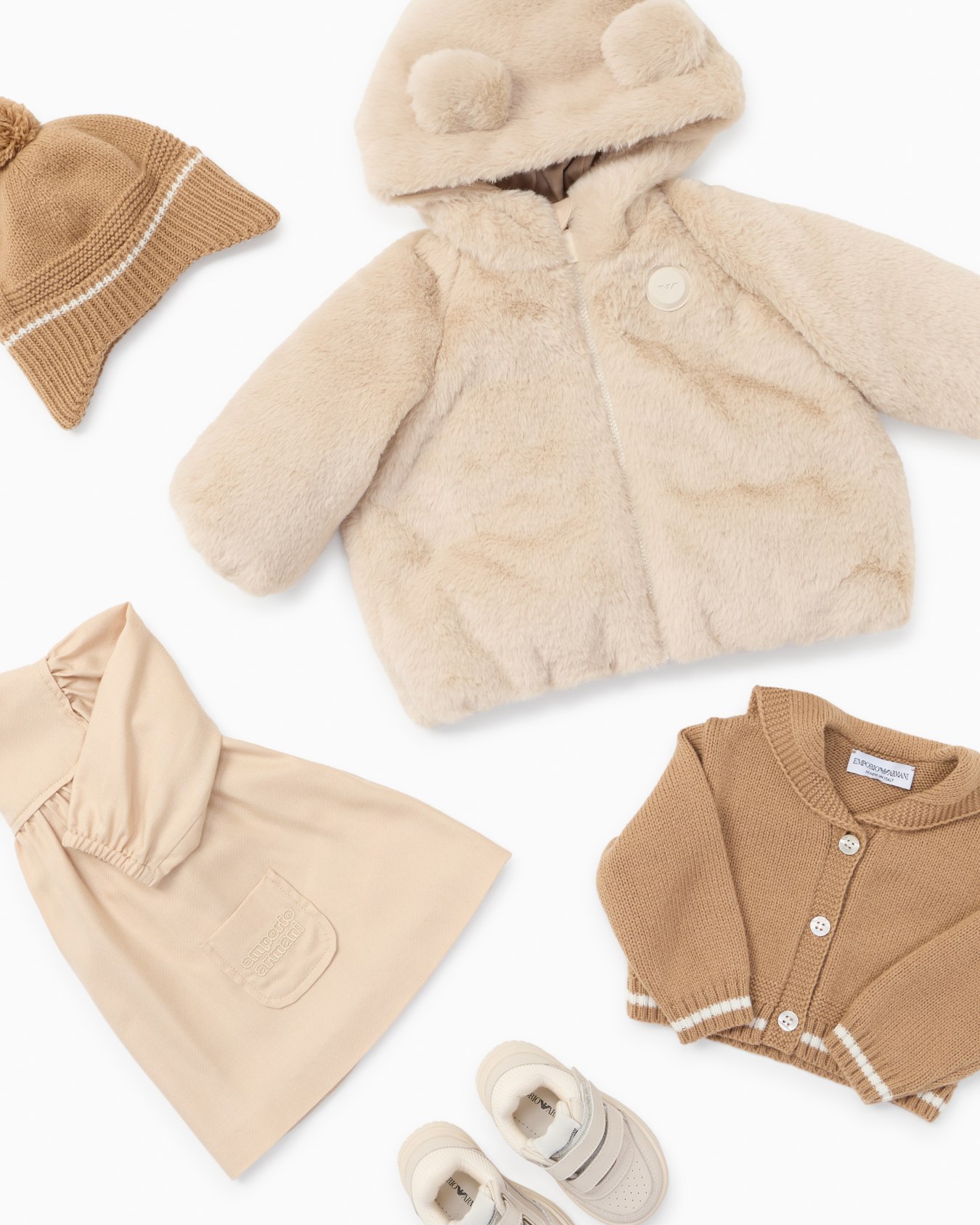 Faux-fur hooded jacket Slide 3