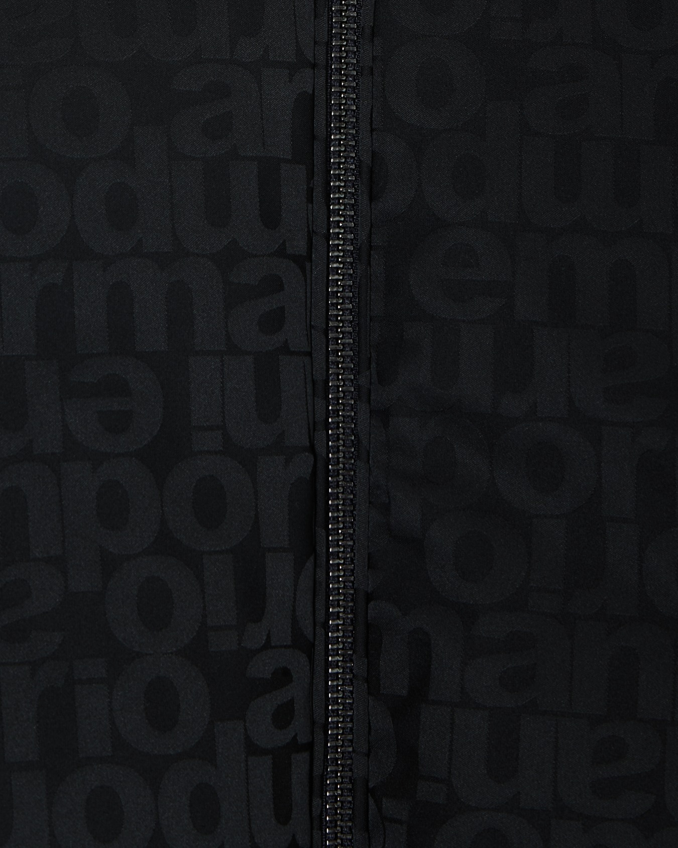 ASV oversized nylon jacquard down jacket with all-over logo Slide 1