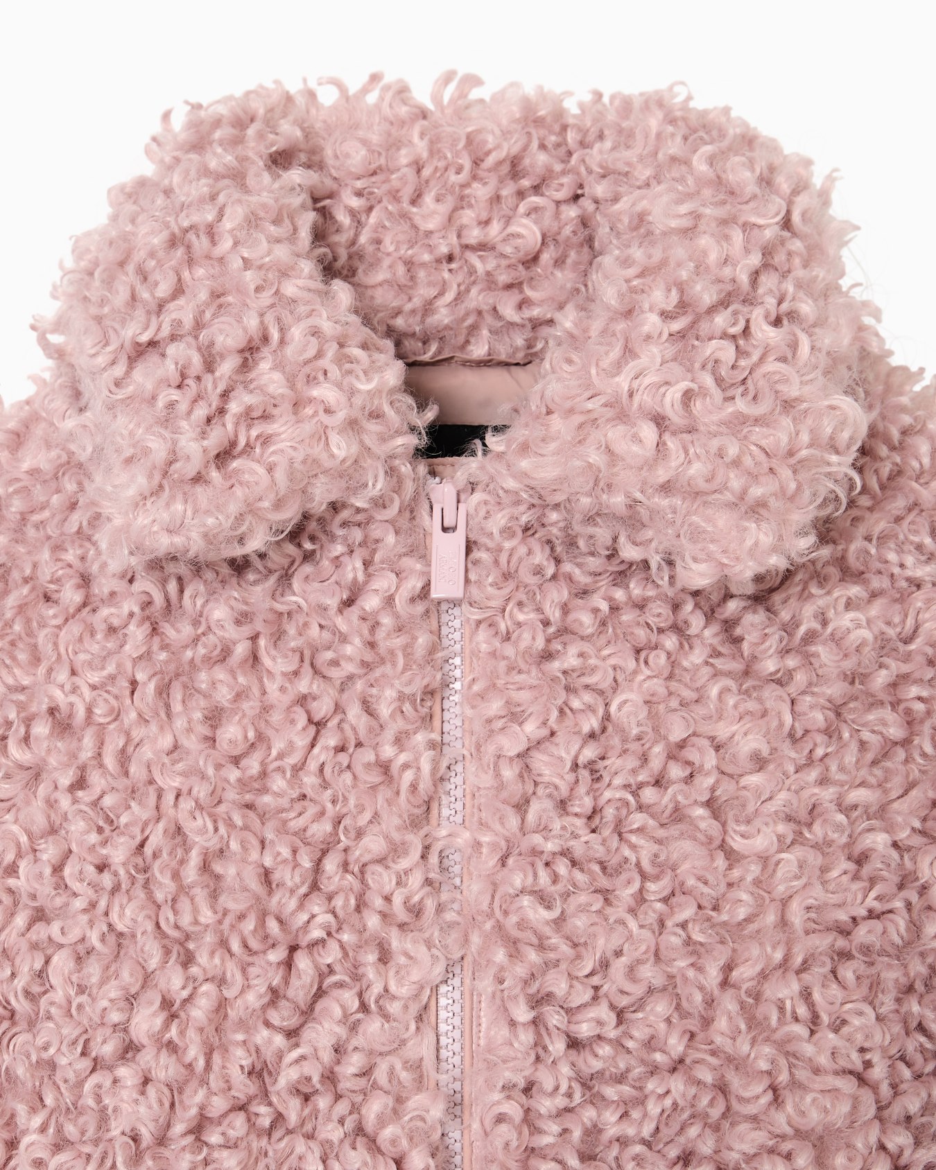 Blouson in teddy-effect fabric Slide 1