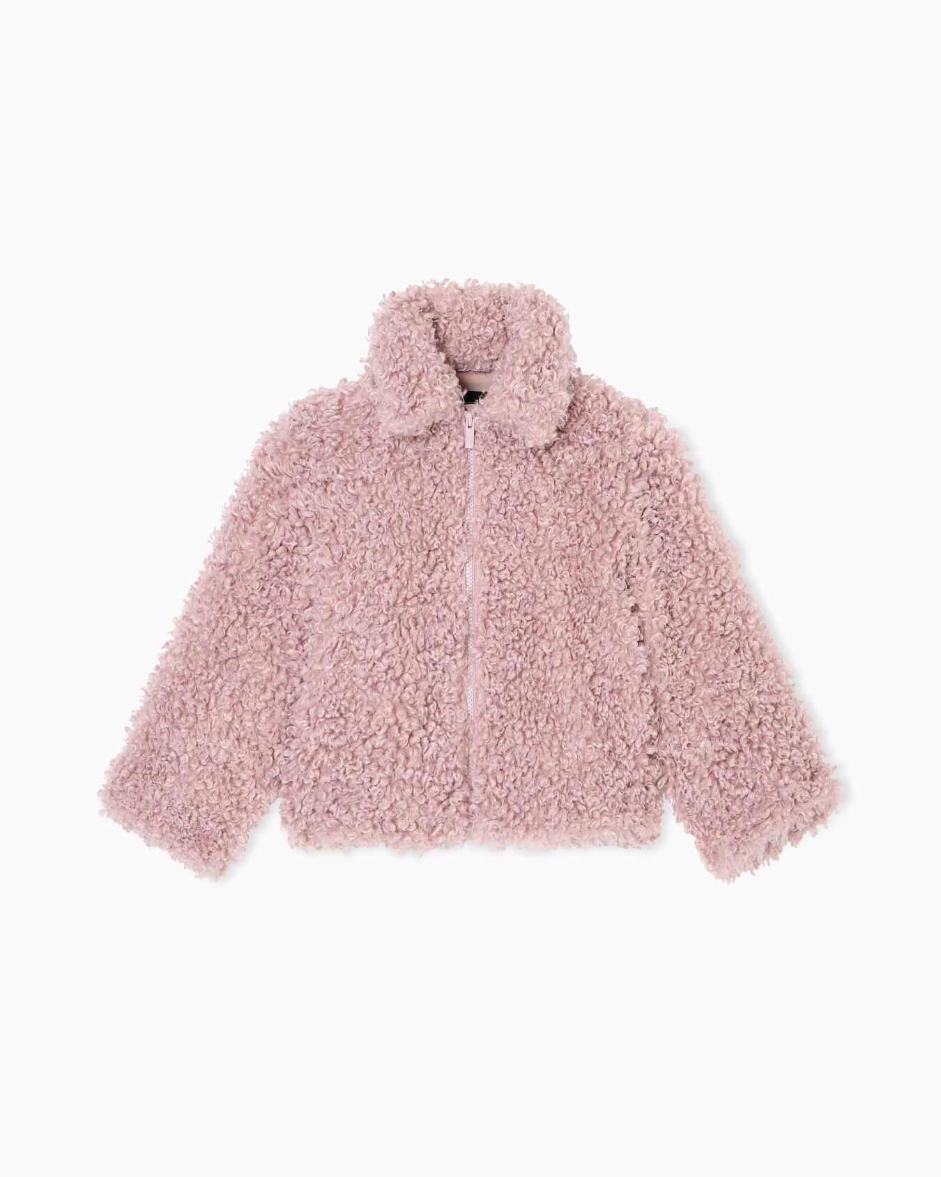 Blouson in teddy-effect fabric Slide 0